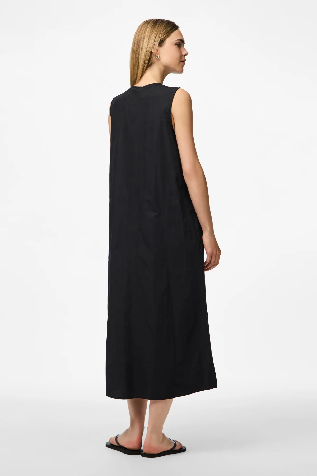 Jenna Tie Kleid - Schwarz - Image 4