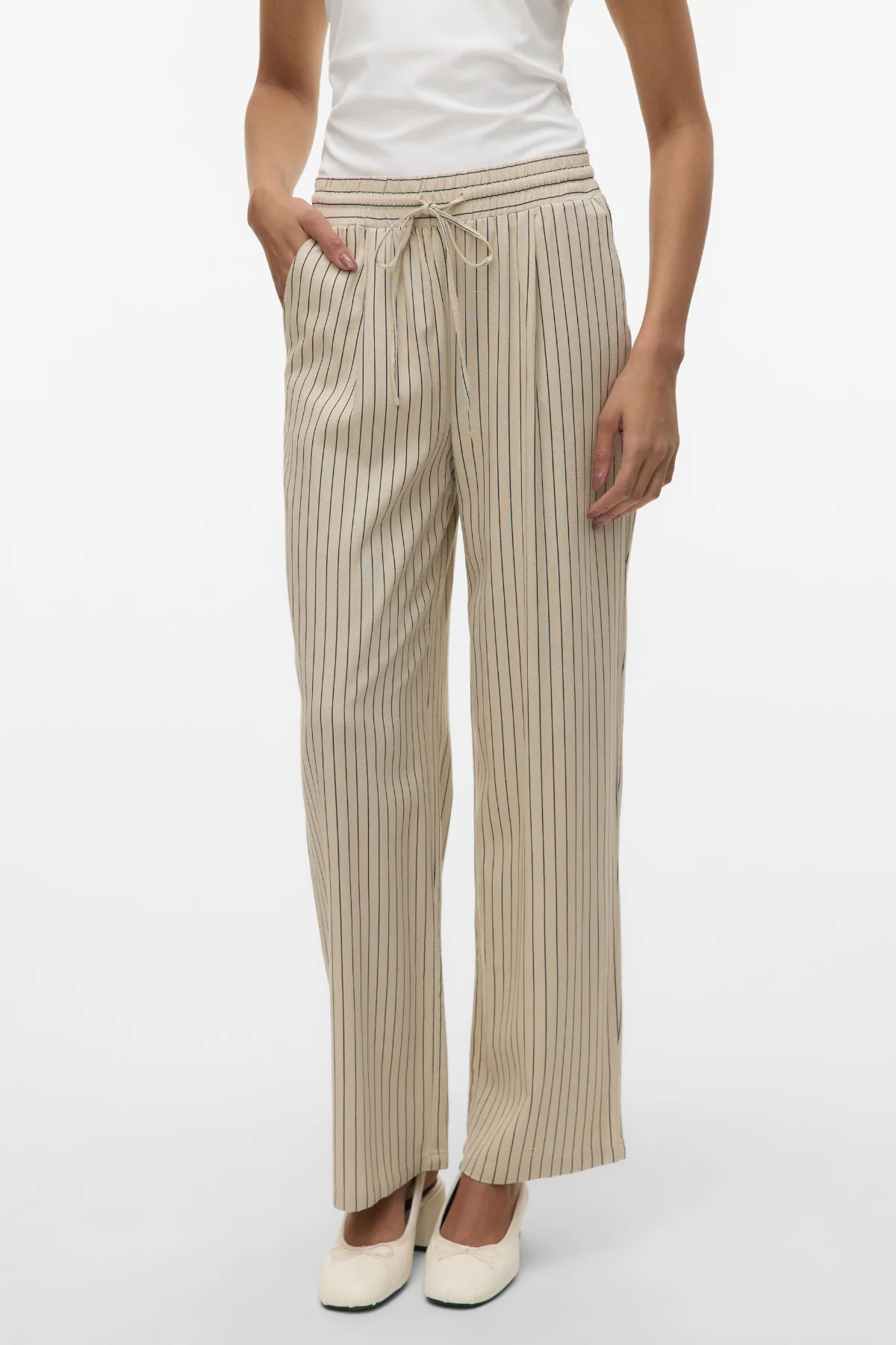 Jesmilo breit Pants - Silberstreifen