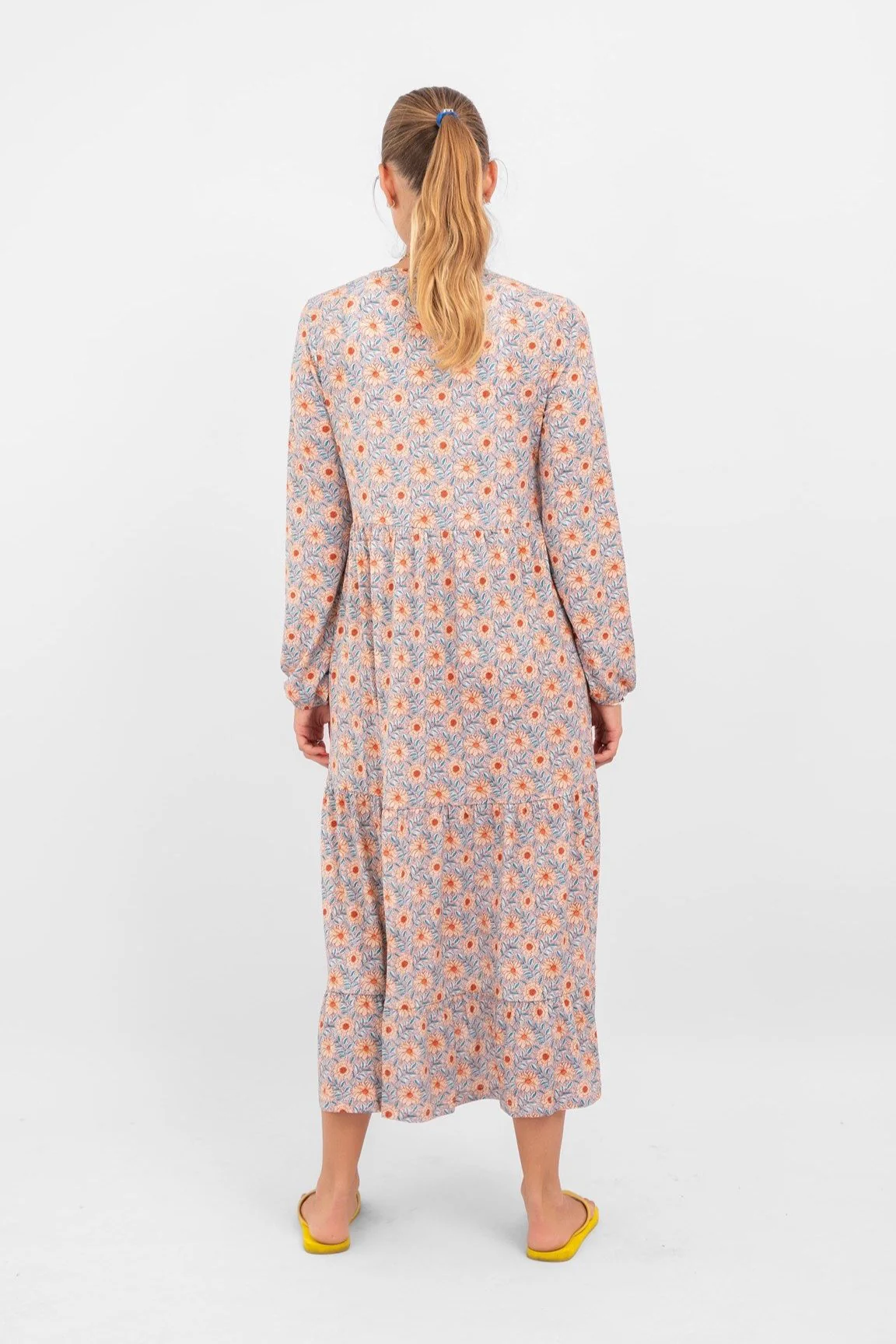 Julia blühendes Kleid - blau - Image 2