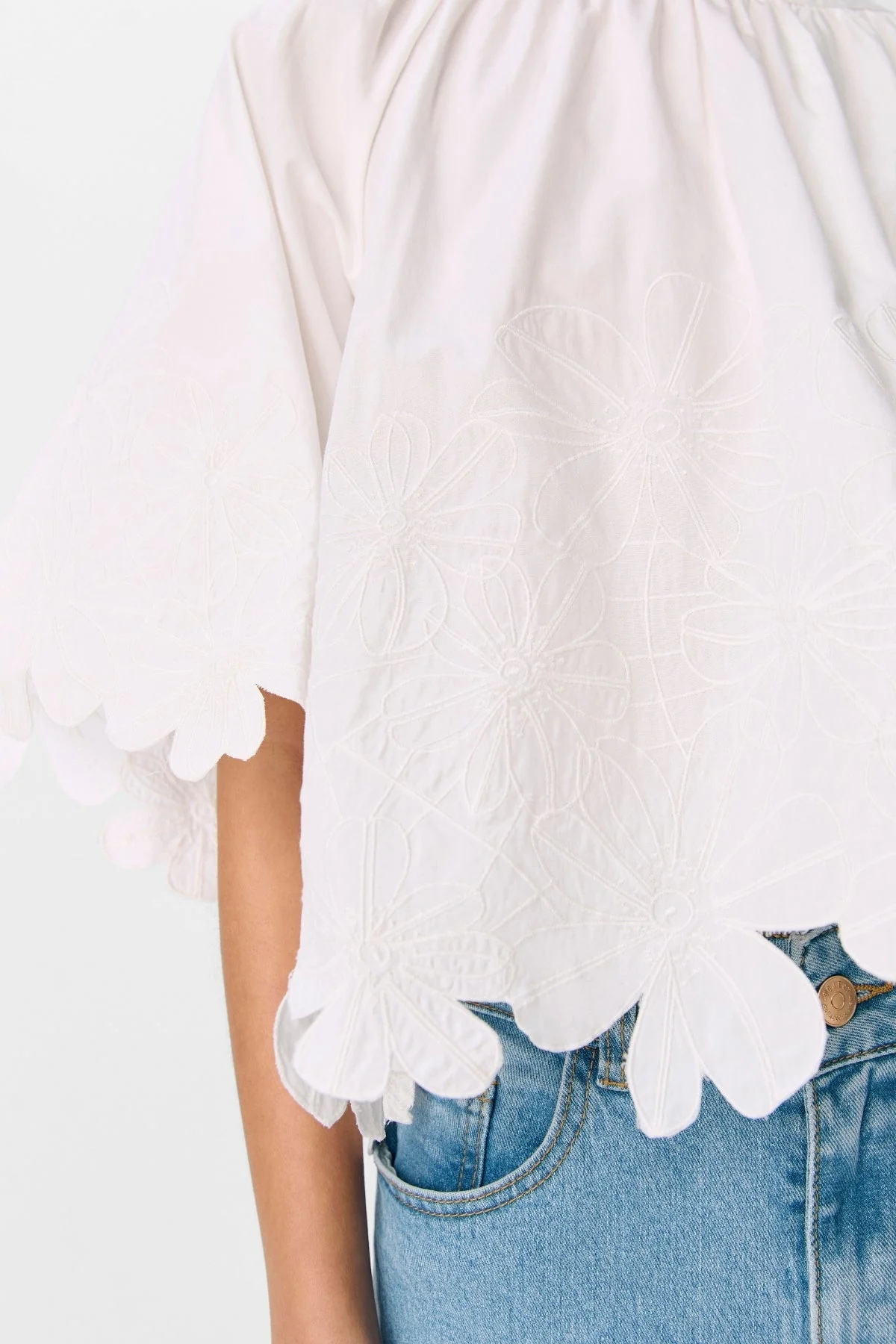 Kamma Top - Cloud Dancer - Image 3