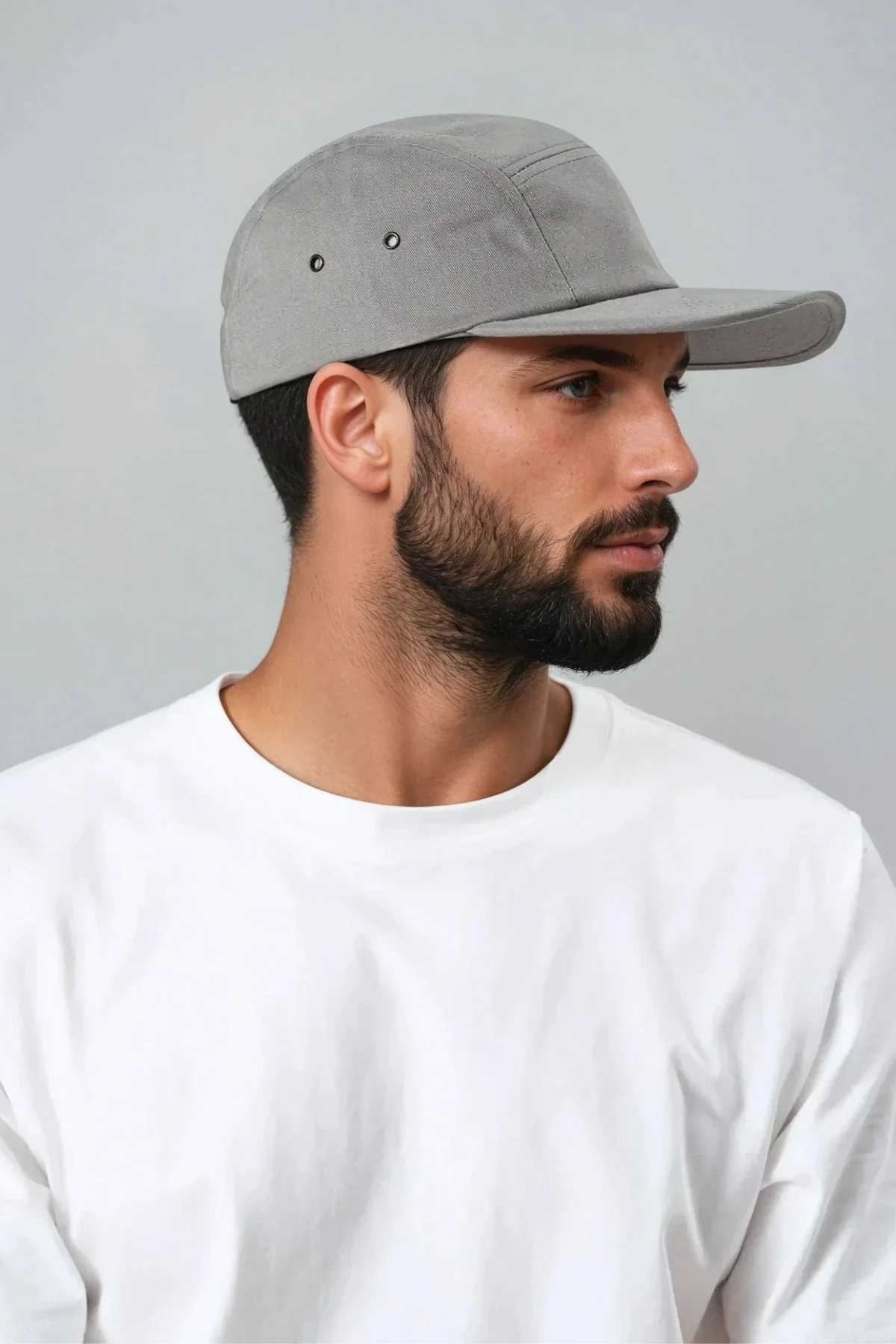 5-Panel-Kappe – Dunkelgrau - Image 2