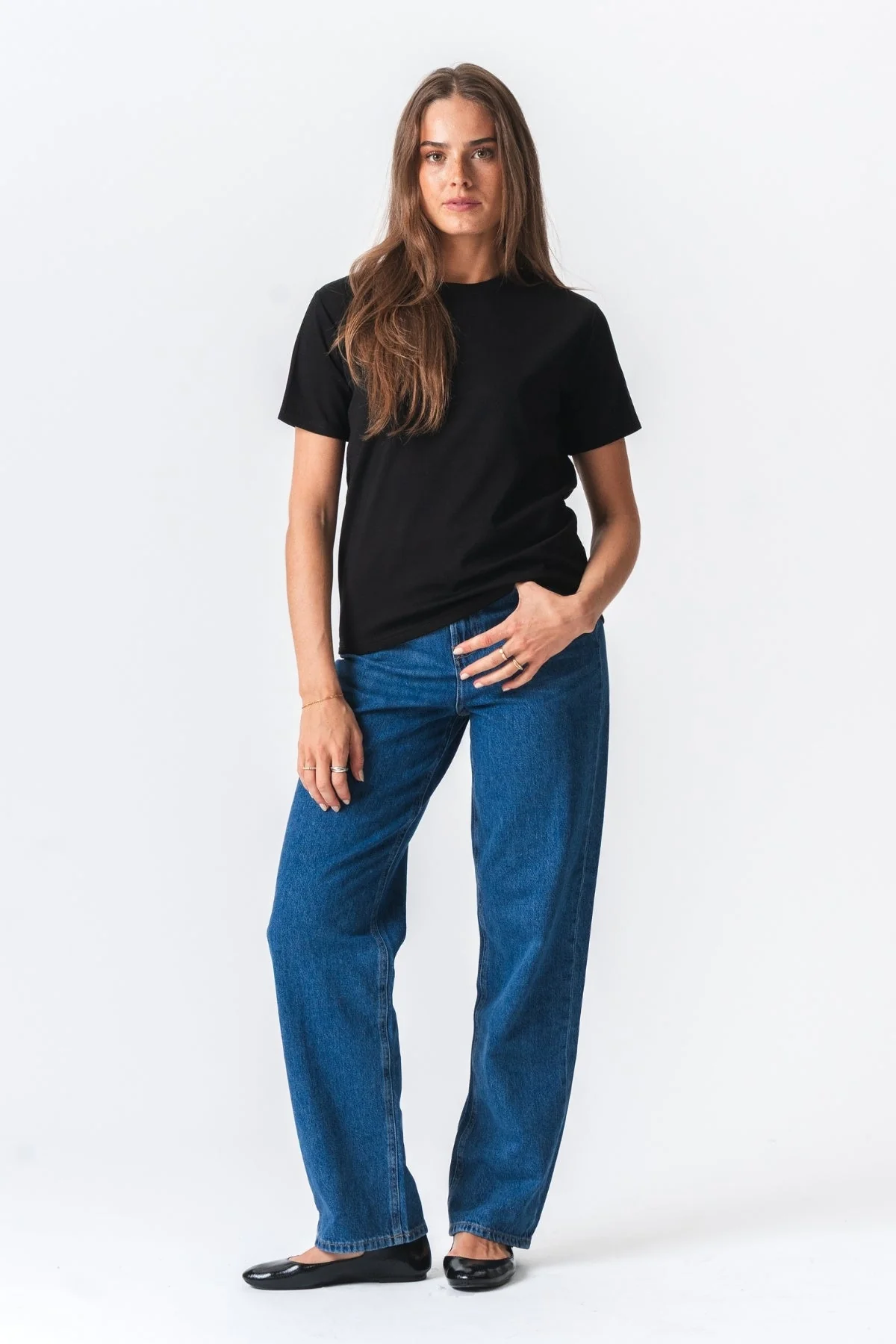 Leah lose T -Shirt - Schwarz - Image 2
