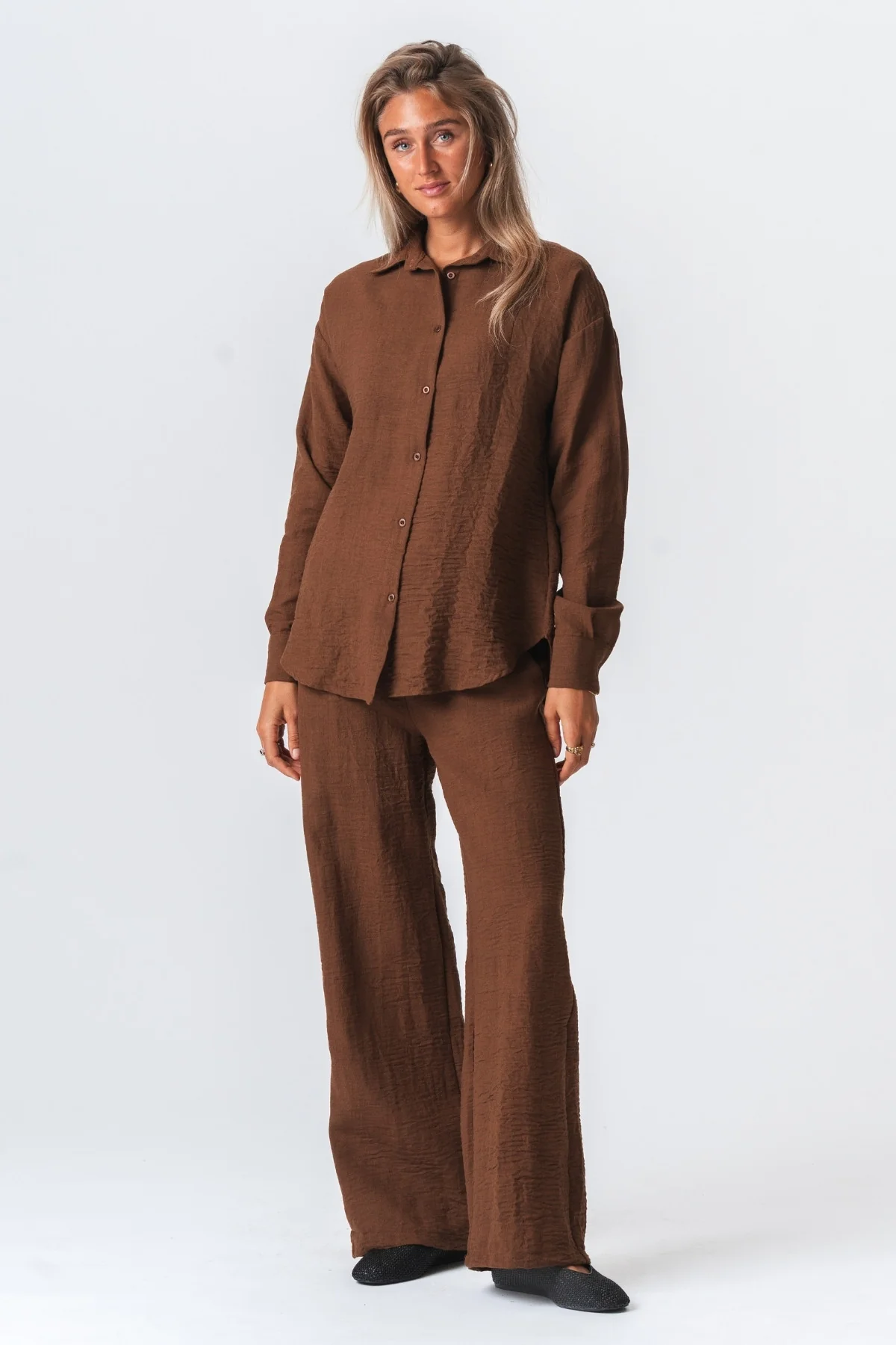 Lilly Pants + Lilly Shirt (braun) - Paketangebot
