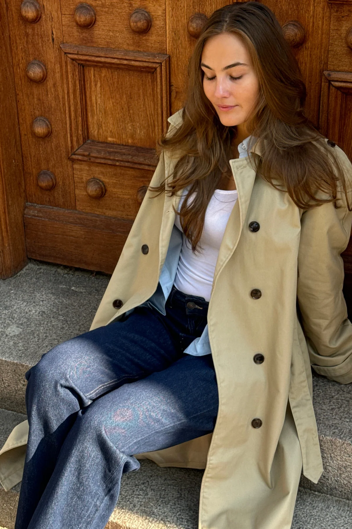 Linea Trenchcoat - Beige - Image 9