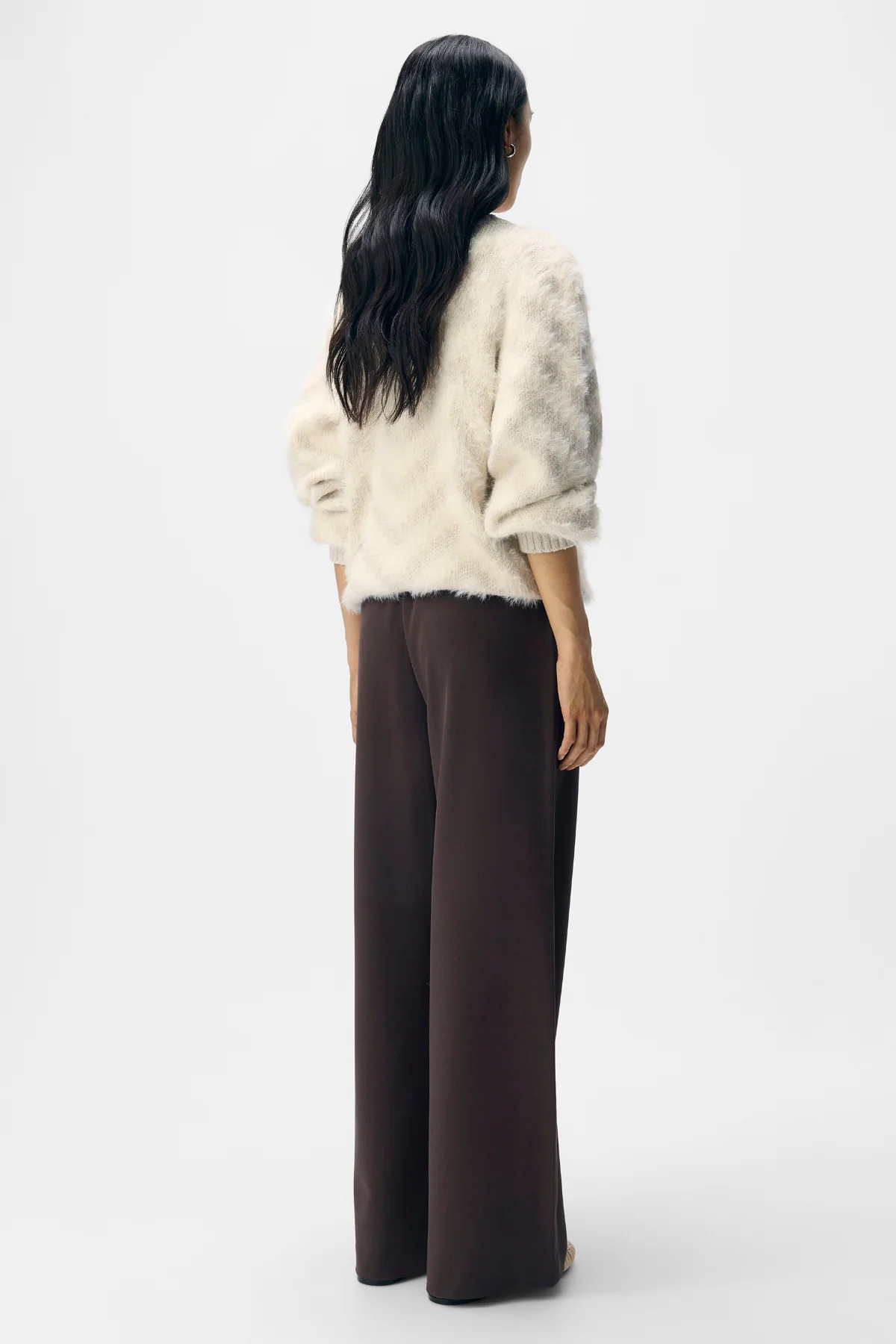 Lisa Wide Pant - Seal Braun - Image 5