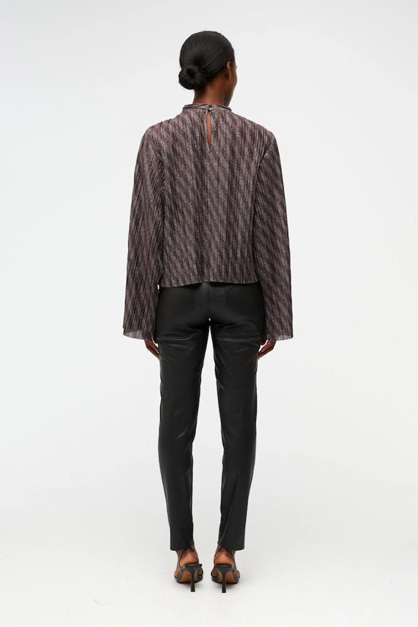 Lux Langærmet Bluse - sortieren - Image 5