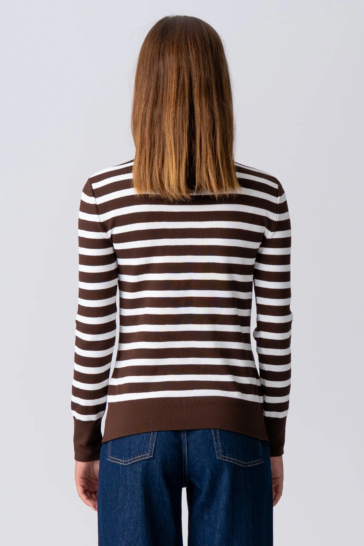 Maja gestreiftes Hemd - braun - Image 5