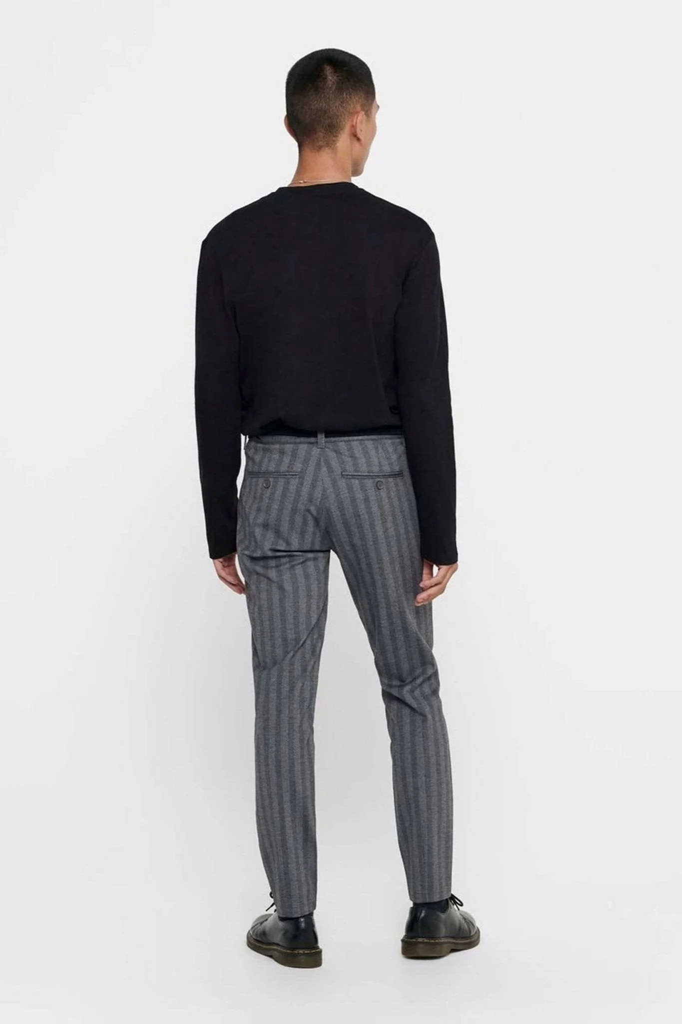 Markieren Pants Strippig - hellgrau - Image 5