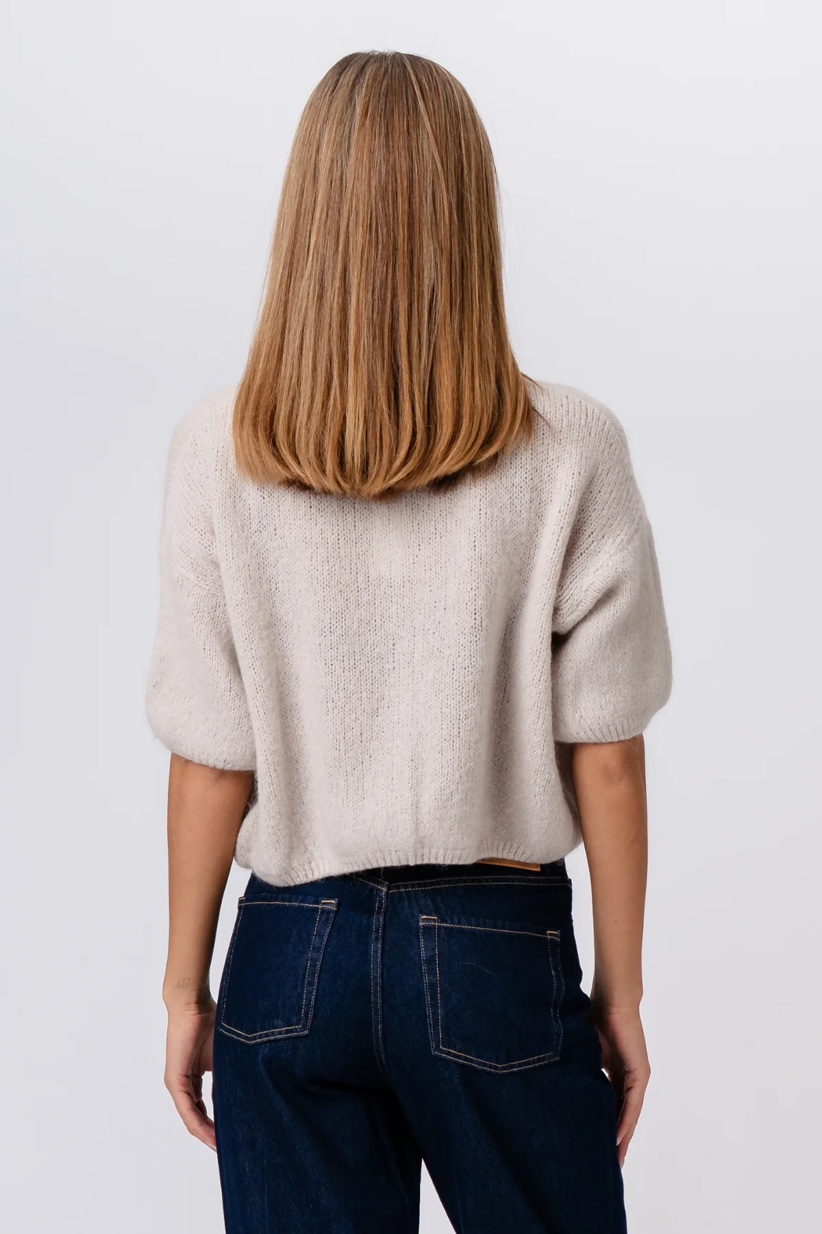 Mary Kurzarmstrick – Beige - Image 7