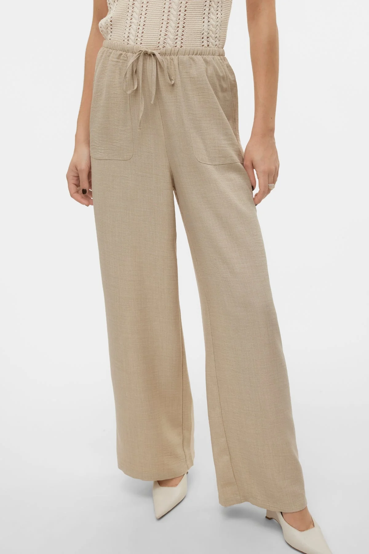 Melaney Loose Pant – Overcast Melange - Image 3