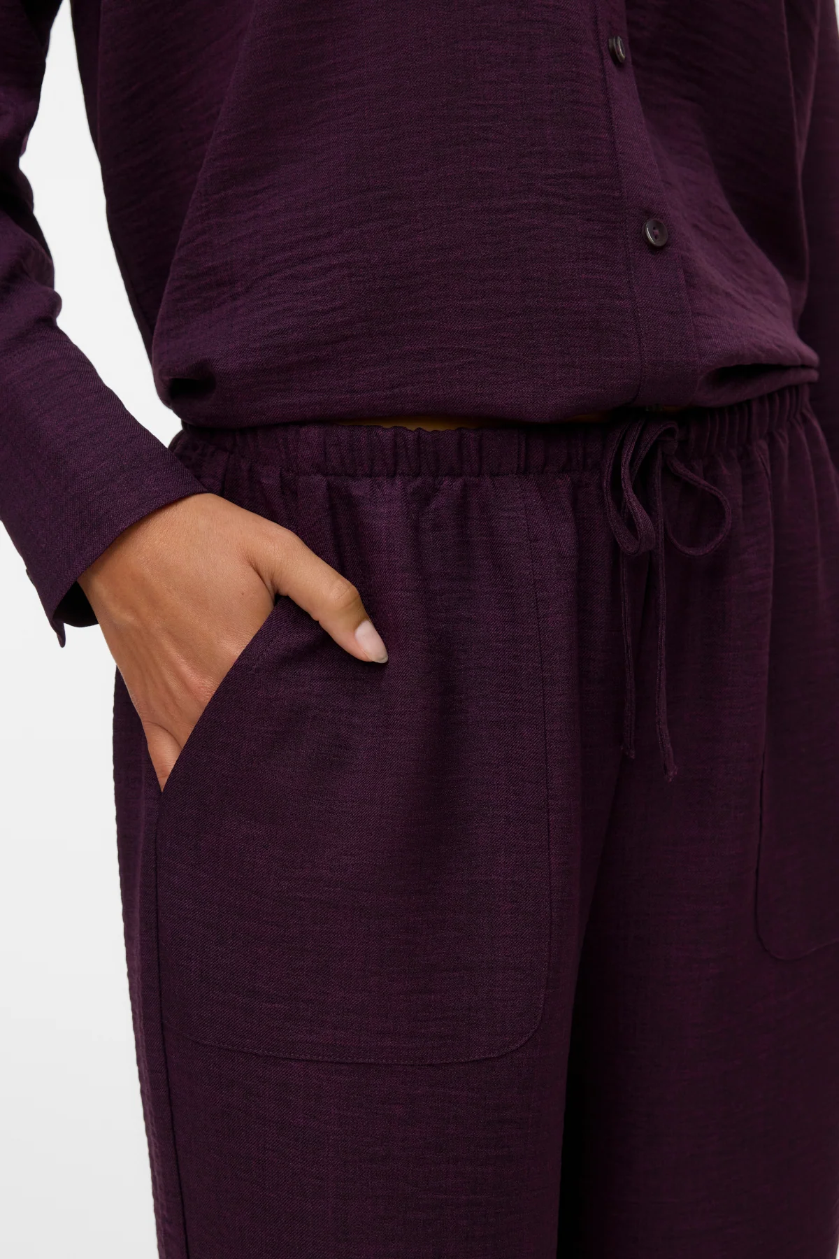 Melaney Loose Pant - Winetasting - Image 3