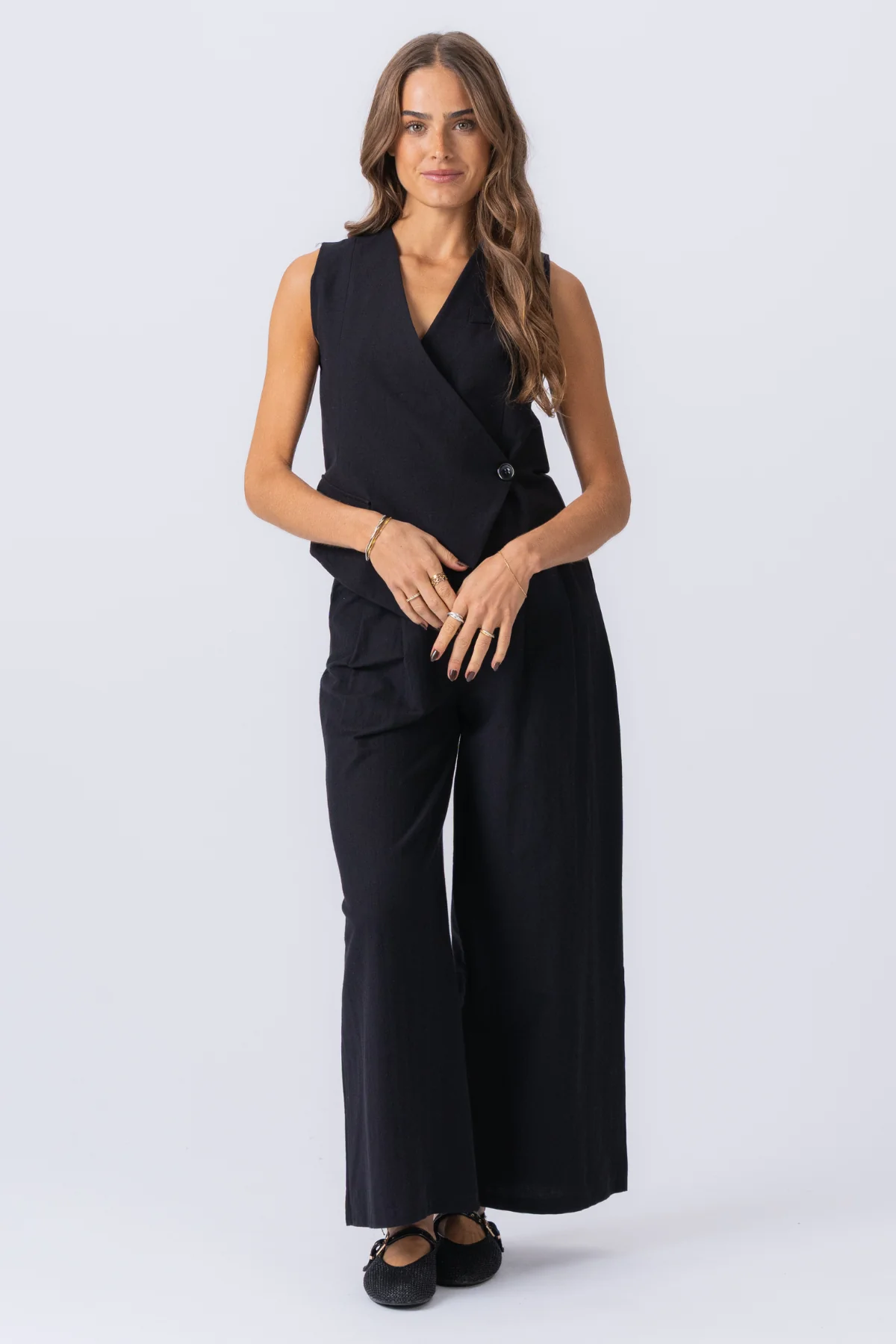Melissa breit Pants - Schwarz - Image 4
