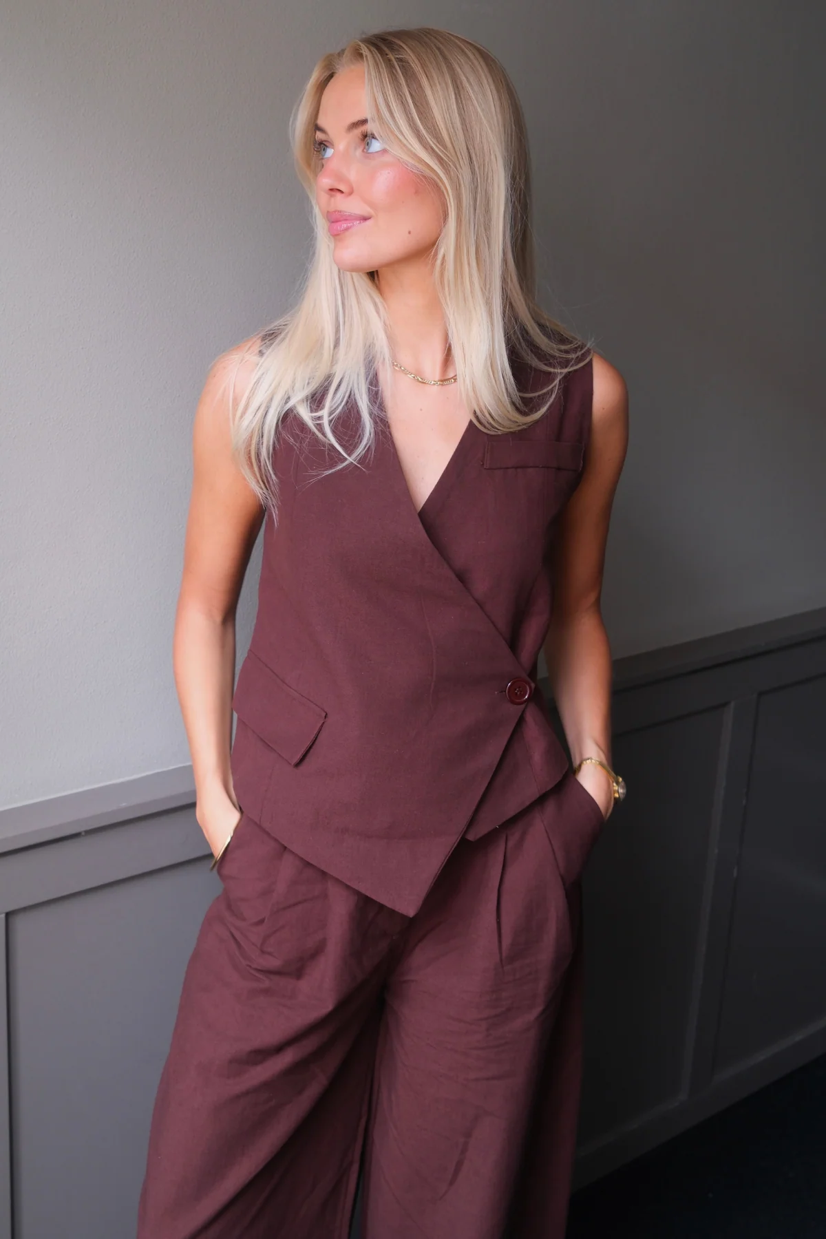 Melissa Weste - braun - Image 3