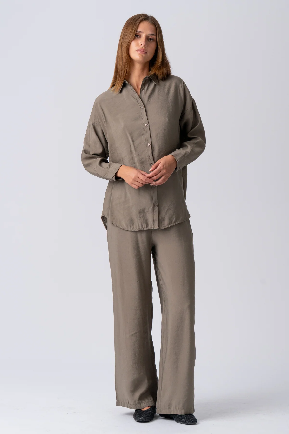 Mia Shirt - Khaki - Image 3