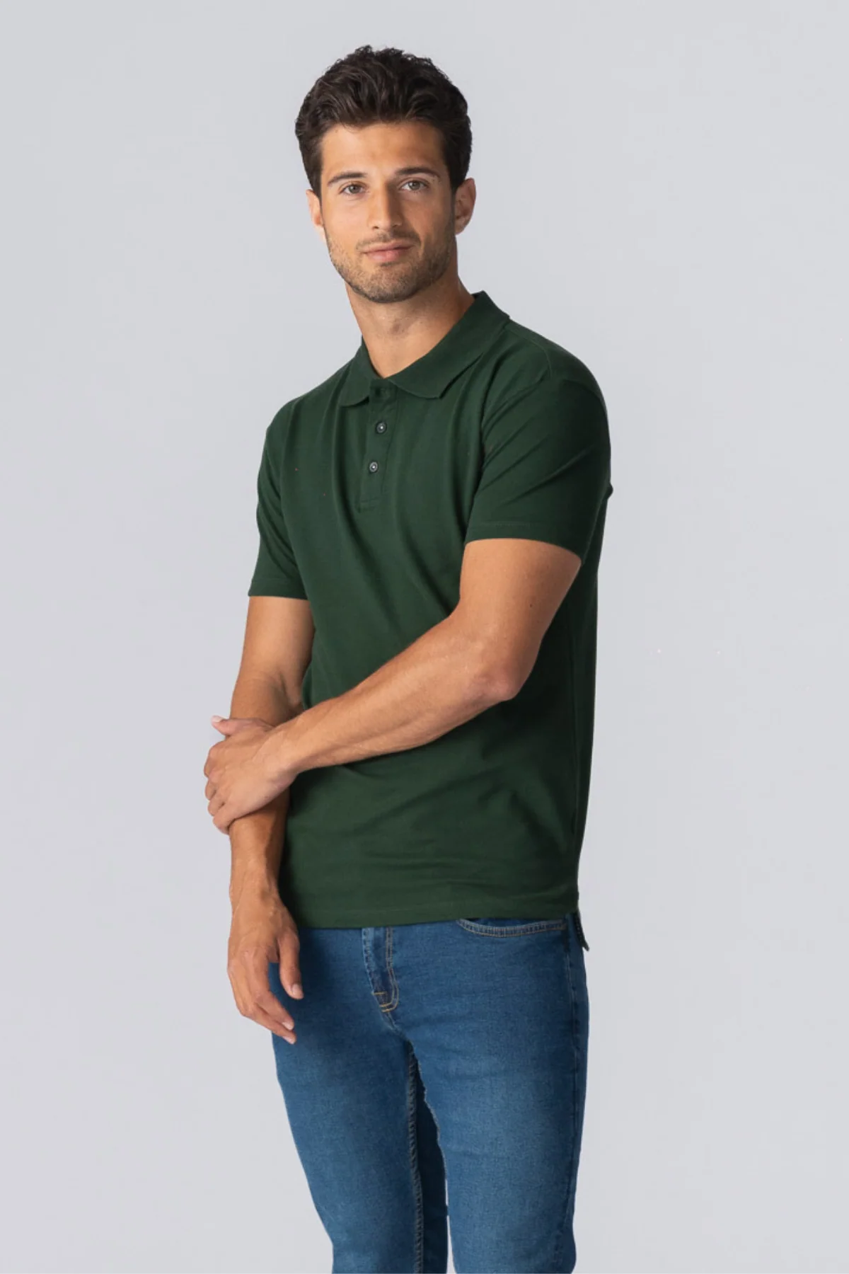 Muscle Poloshirt - dunkelgrün - Image 2
