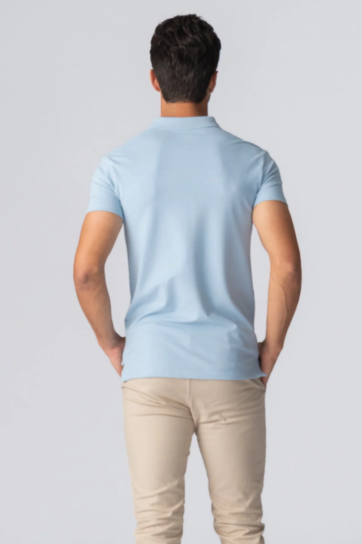 Muscle Poloshirt - hellblau - Image 3