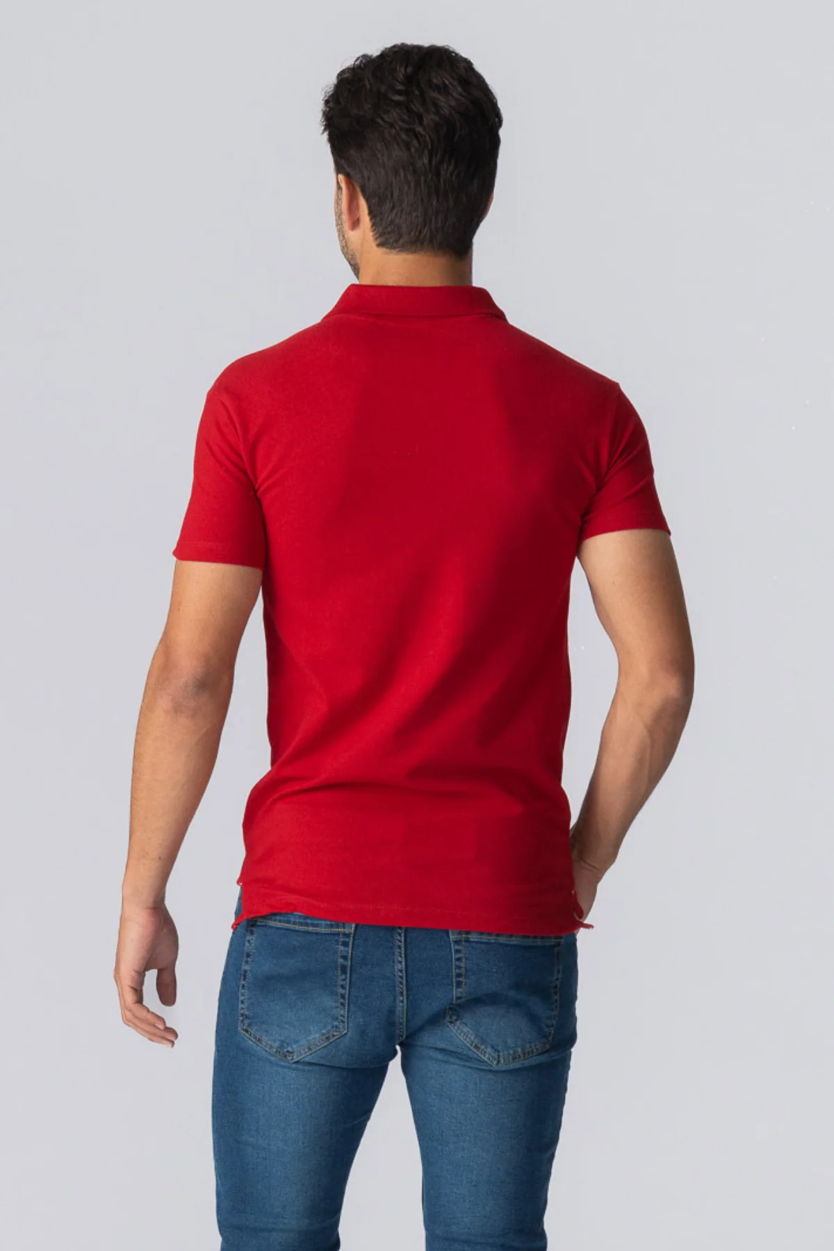 Muscle Poloshirt - rot - Image 3