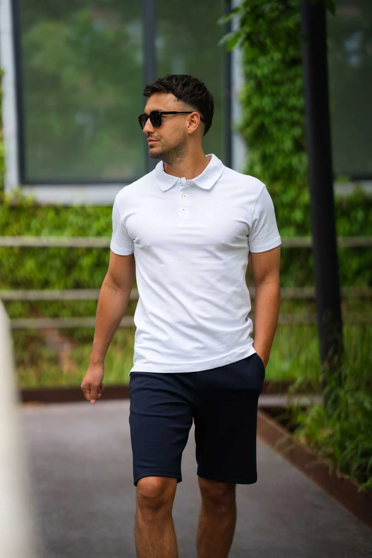 Muscle Poloshirt - weiß - Image 3