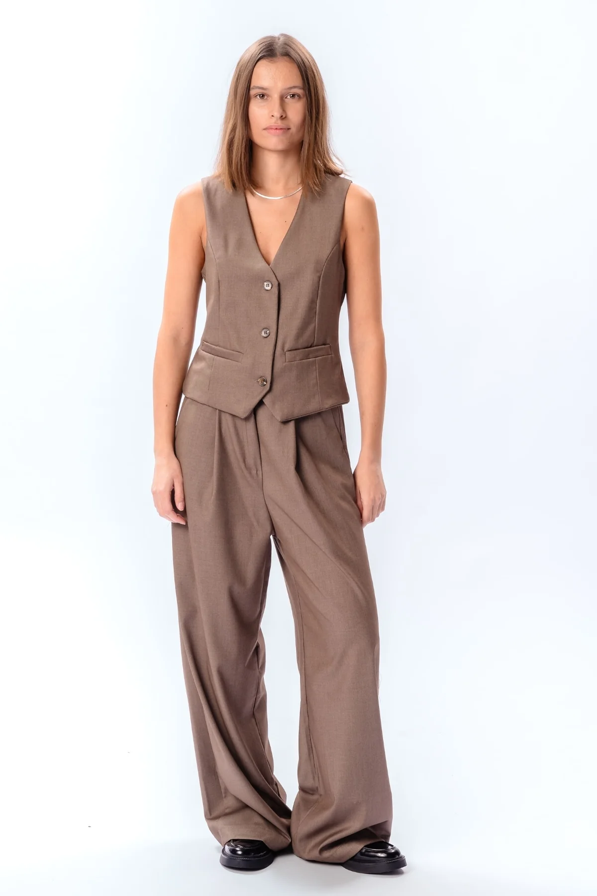 Nadia Vest und pants (Taupe) - Paketangebot