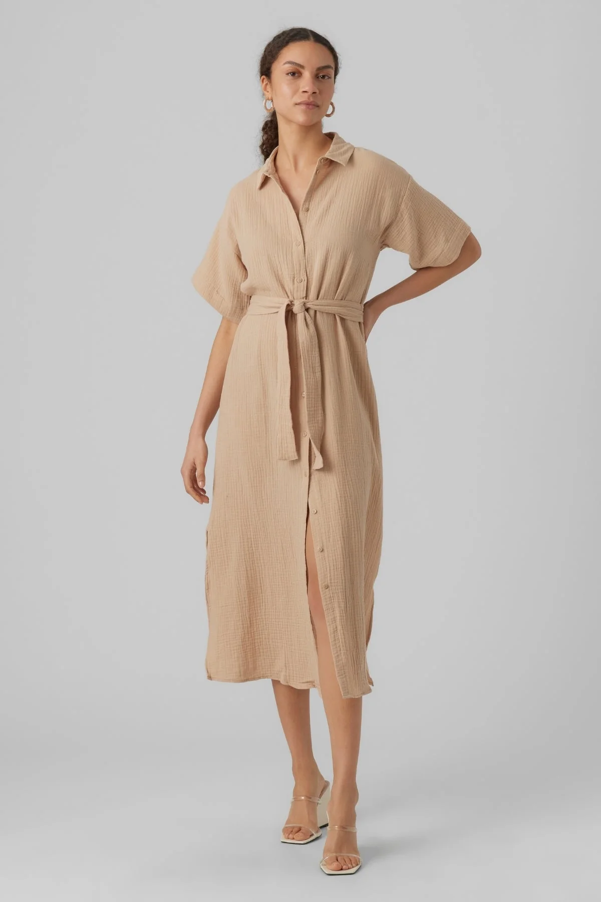 Natali Maxi -Kleid - Irische Creme