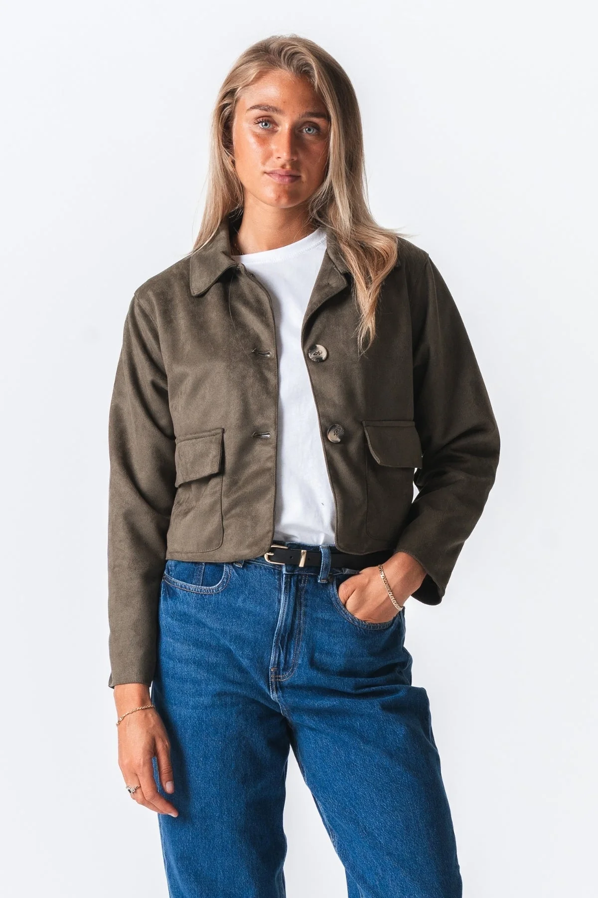 Nelly Short Jacket - Armee