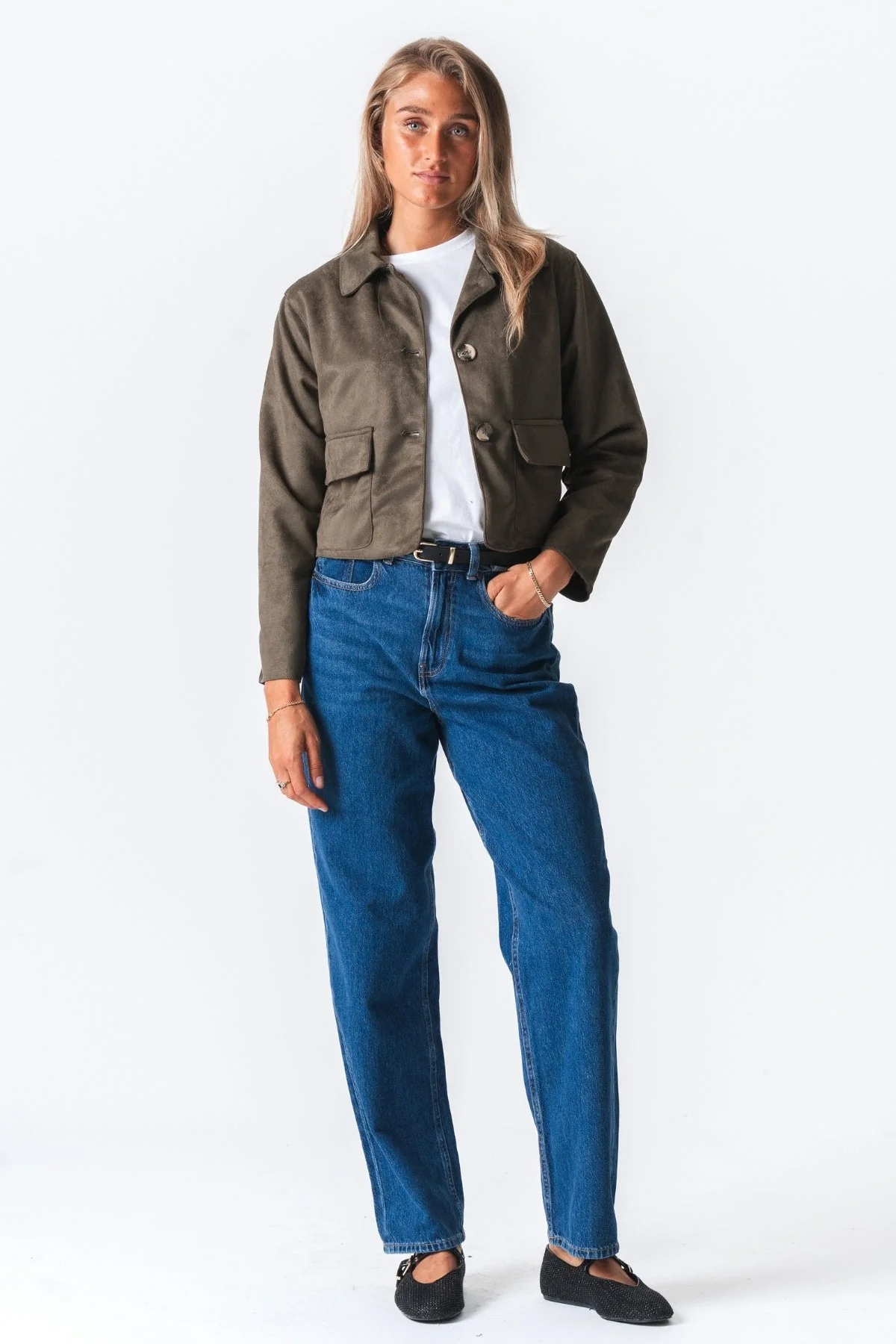 Nelly Short Jacket - Armee - Image 3
