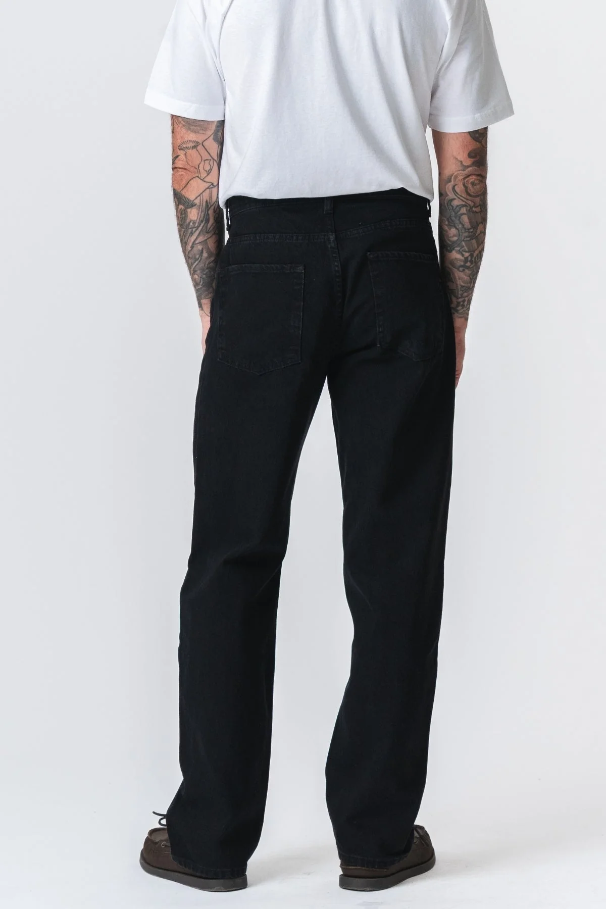 Noah lose Fit Jeans - solide schwarz - Image 3