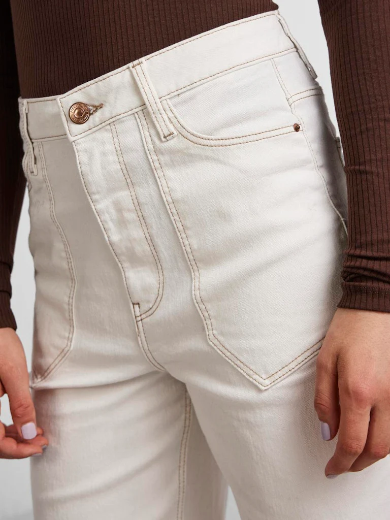 Noah Ultra High -T -T -T -Jeans - Weiß - Image 4