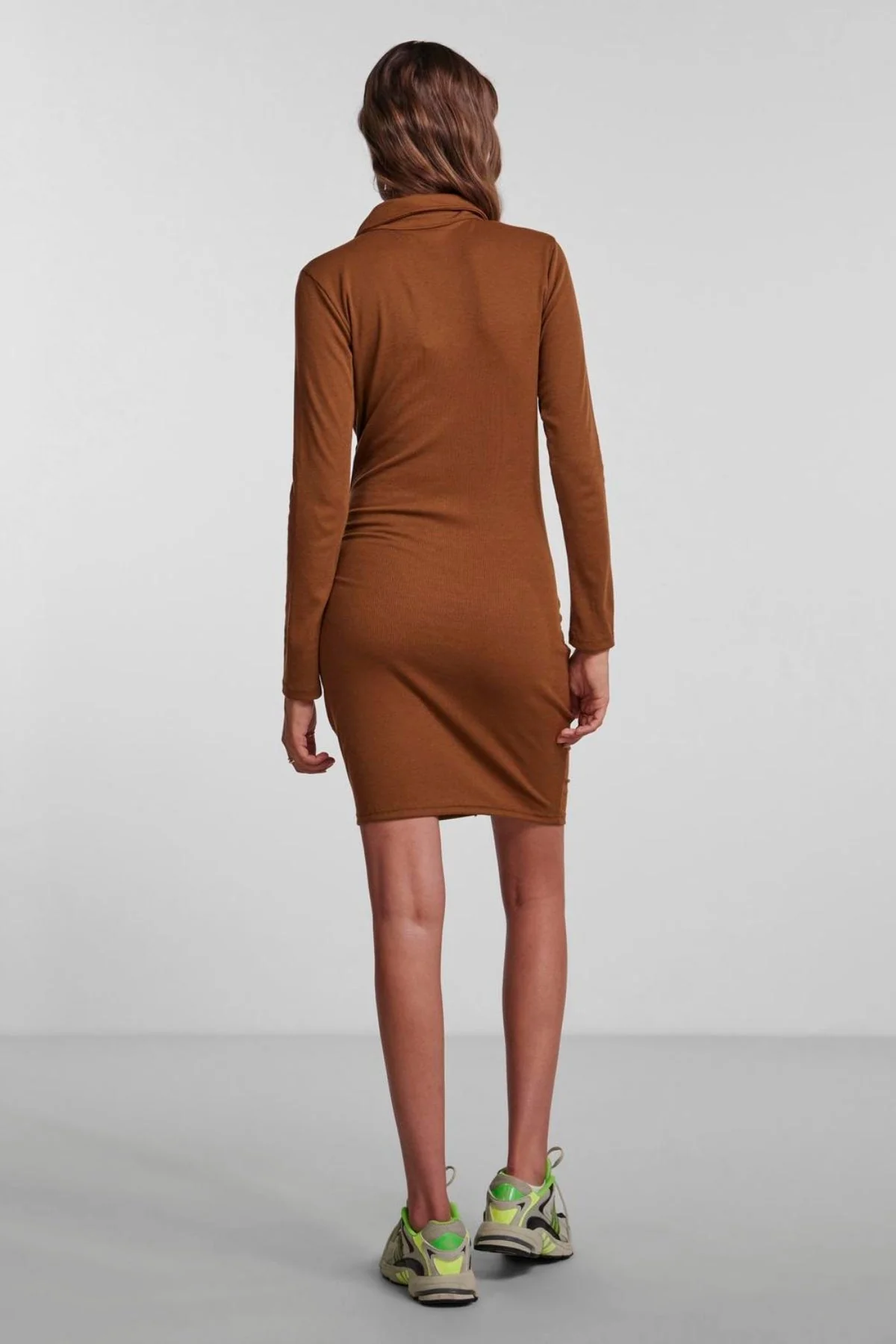 Norma langes Kleid - braun - Image 3