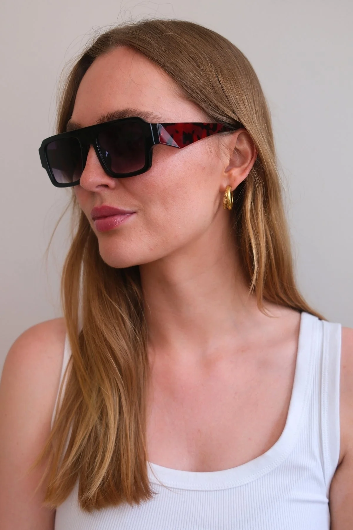 Nova Sonnenbrille - Schwarz/Leopard - Image 2