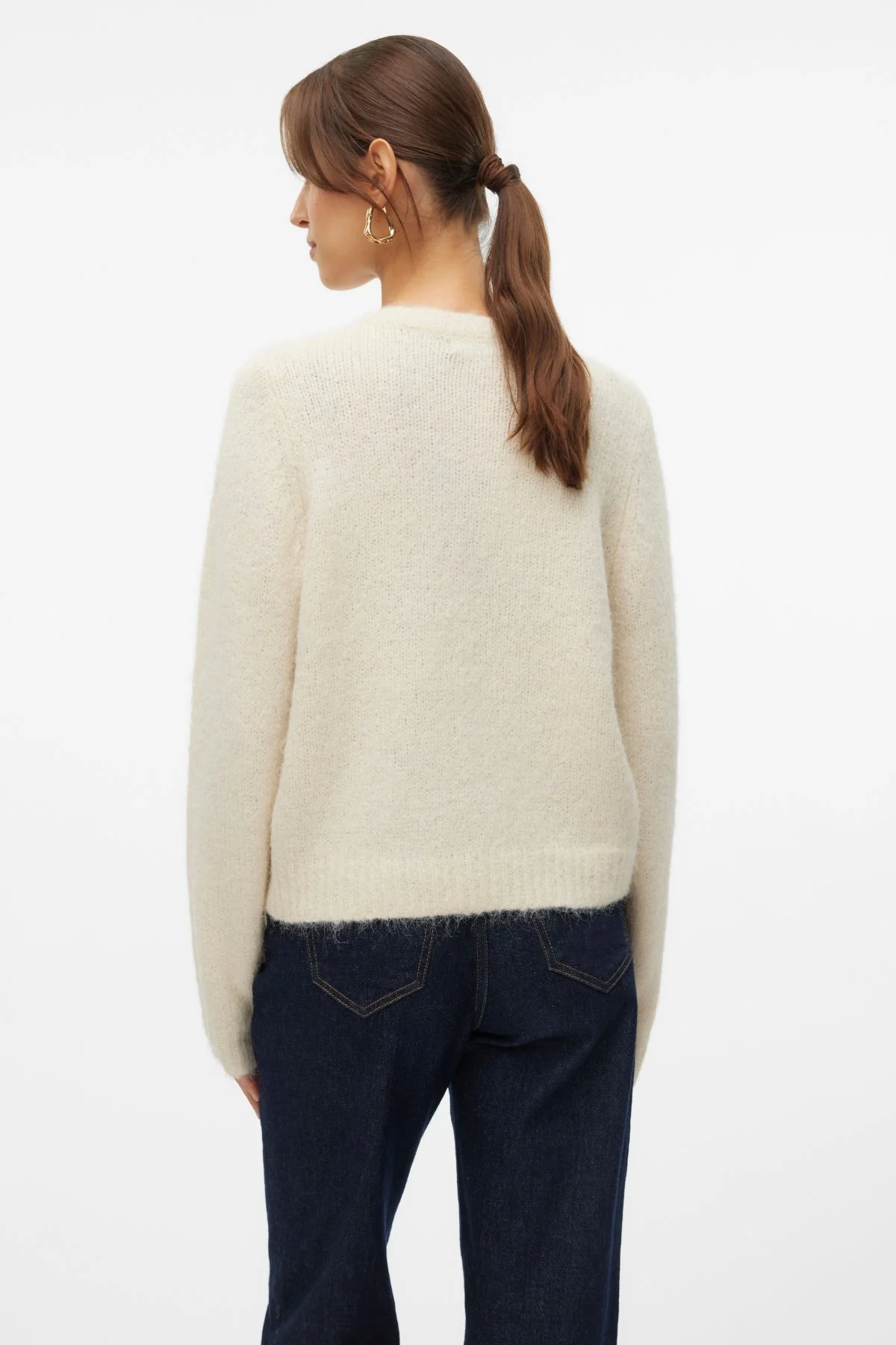Novah Cardigan mit O-Ausschnitt und Knöpfen – Birke - Image 5