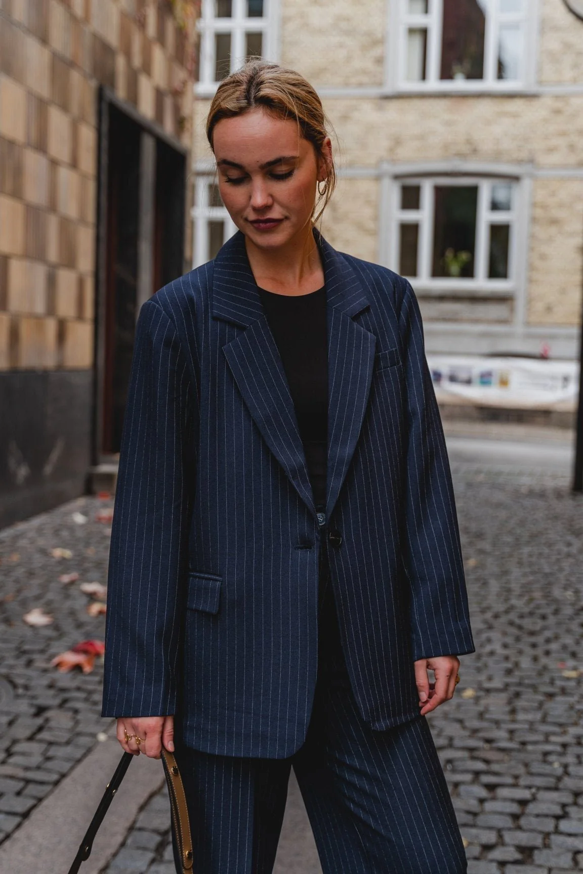 Oversized Anzug (Navy Nadelstreifen) - Paketangebot - Image 9