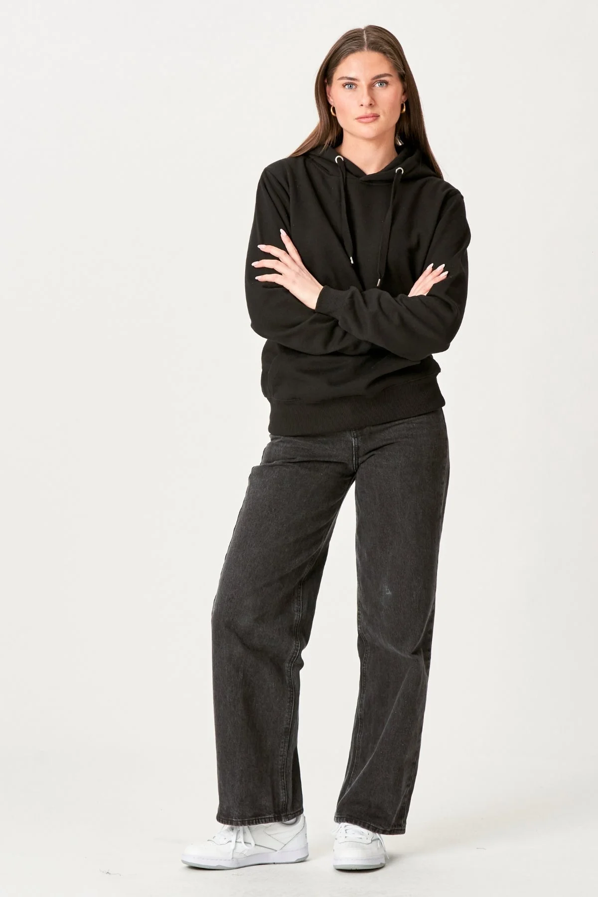 Oversized Hoodie - Schwarz - Image 3