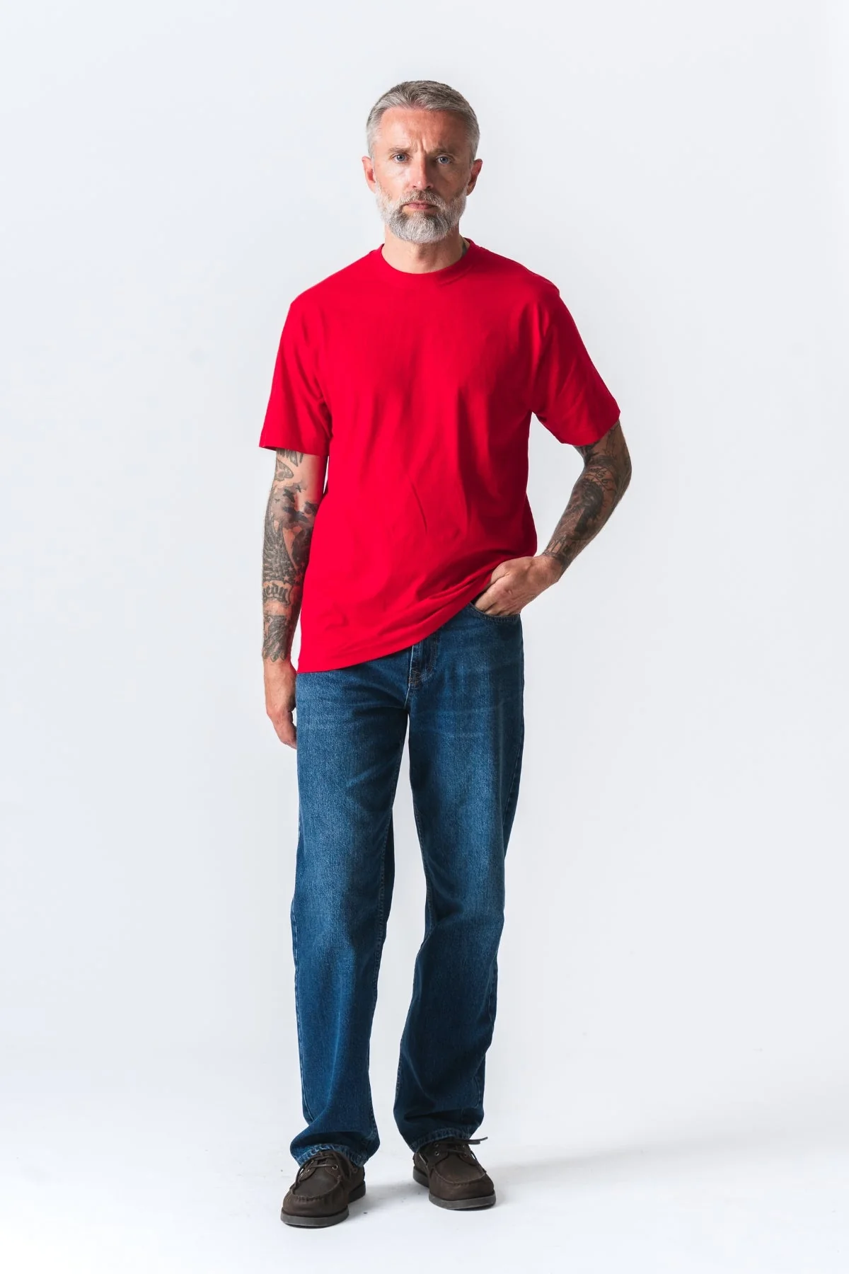 Oversized T -Shirt - Dänemarks Rot - Image 2