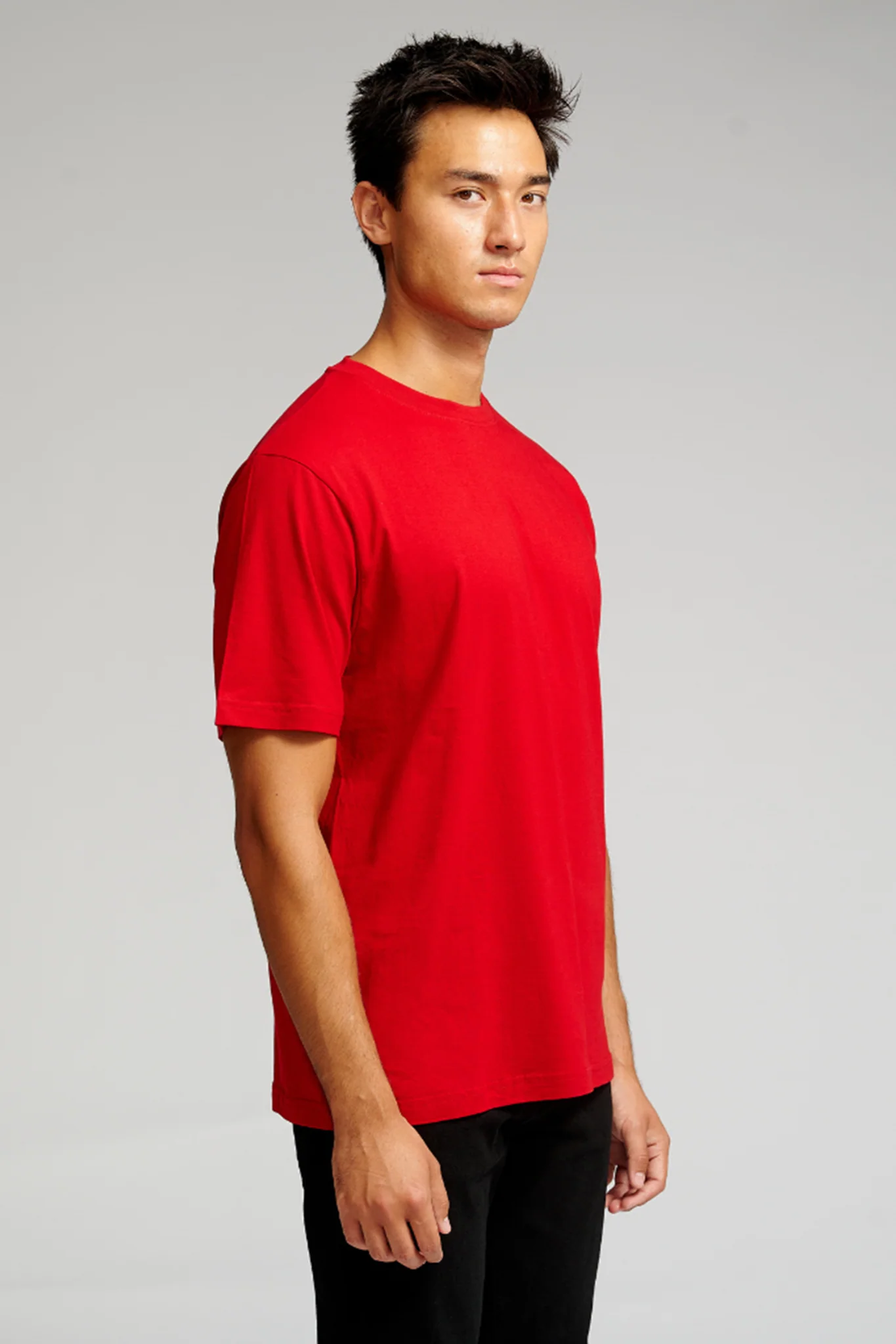 Oversized T -Shirt - Dänemarks Rot - Image 4