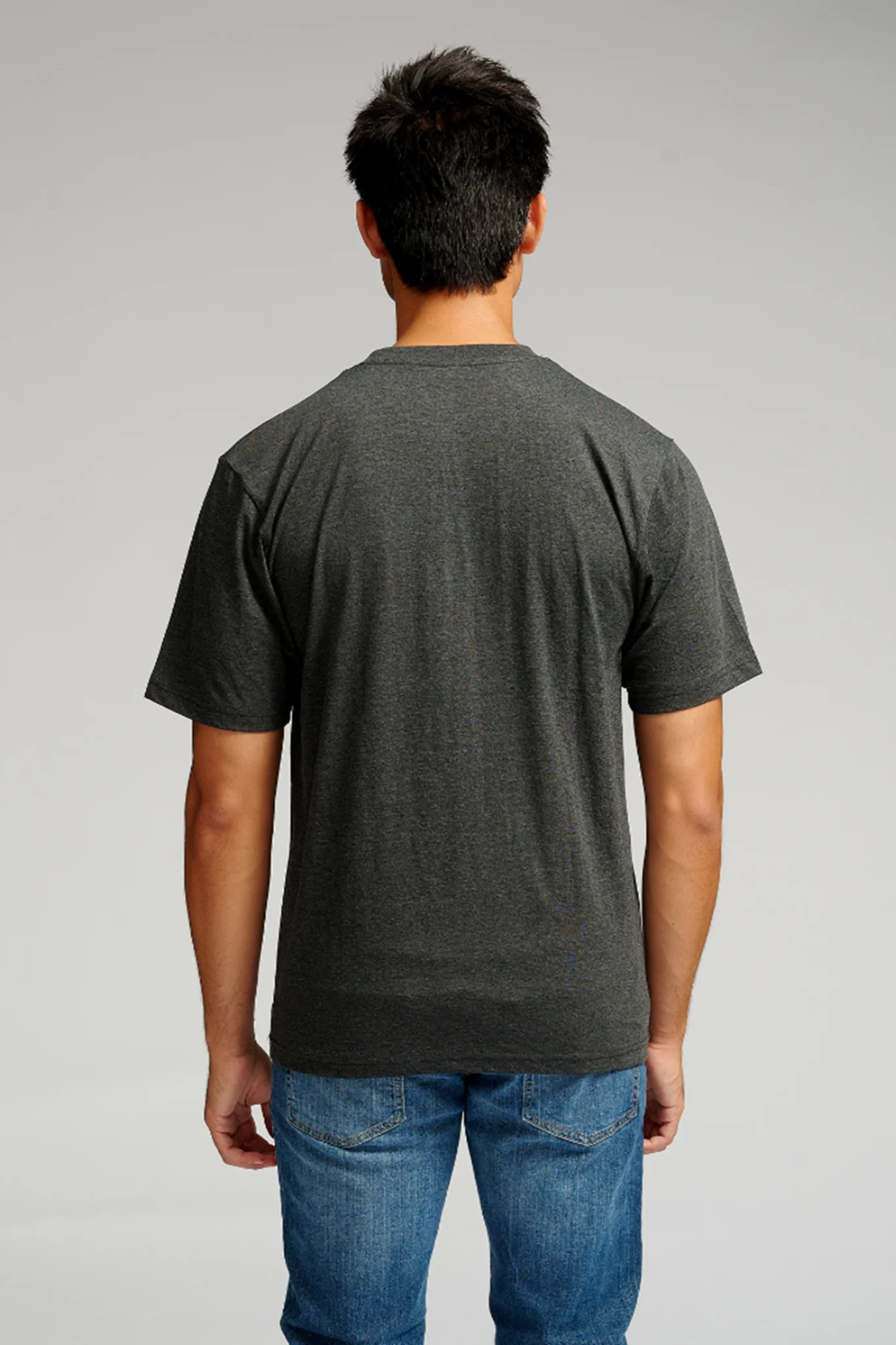 Oversized T -Shirt - Dunkelgrau - Image 4