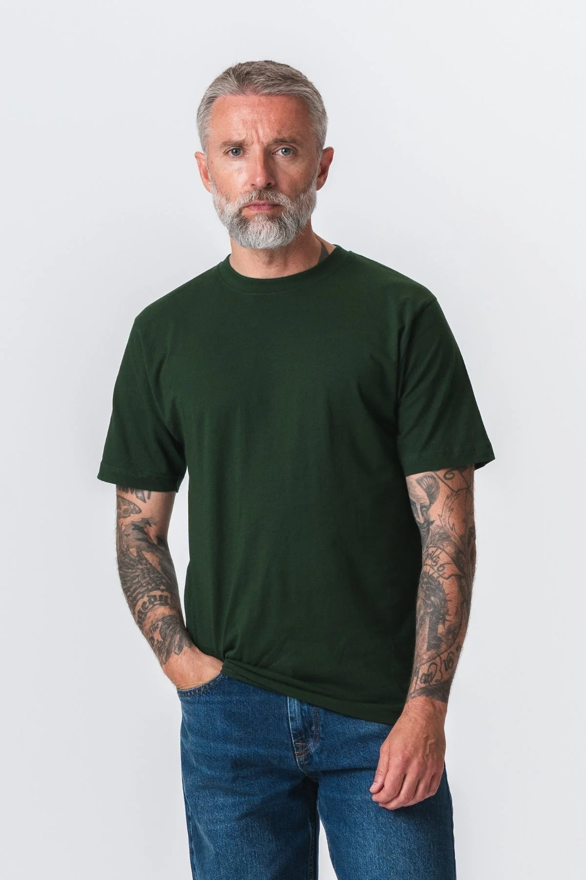 Oversized T -Shirt - dunkelgrün