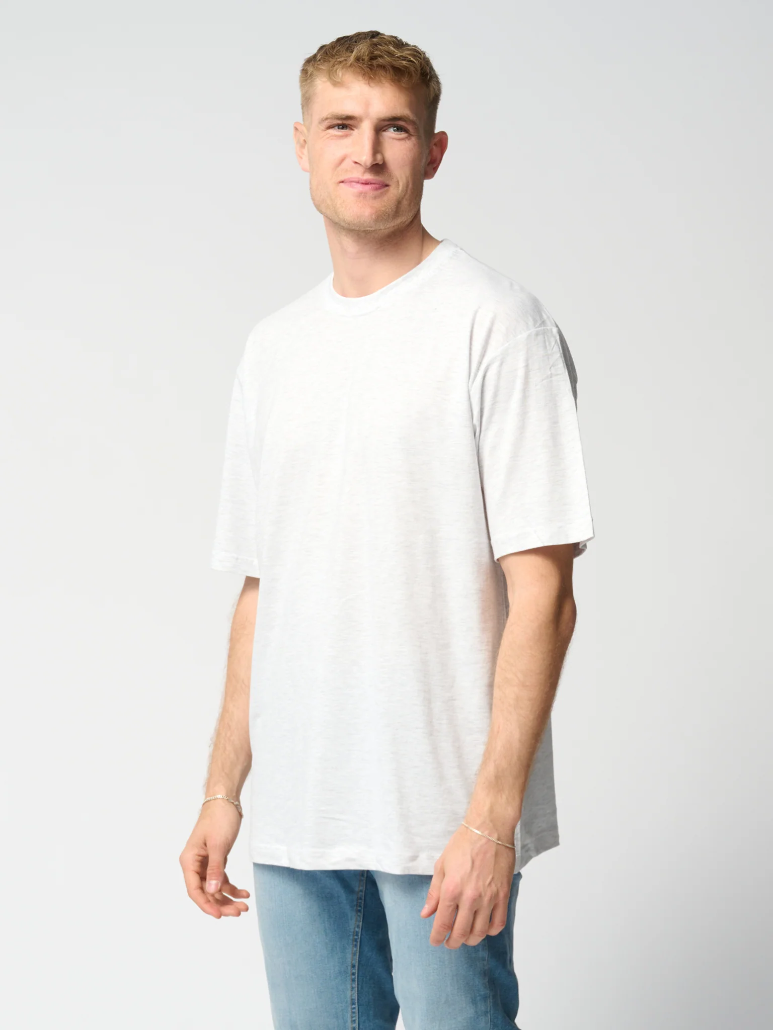 Oversized T -Shirt - hellgrau - Image 4