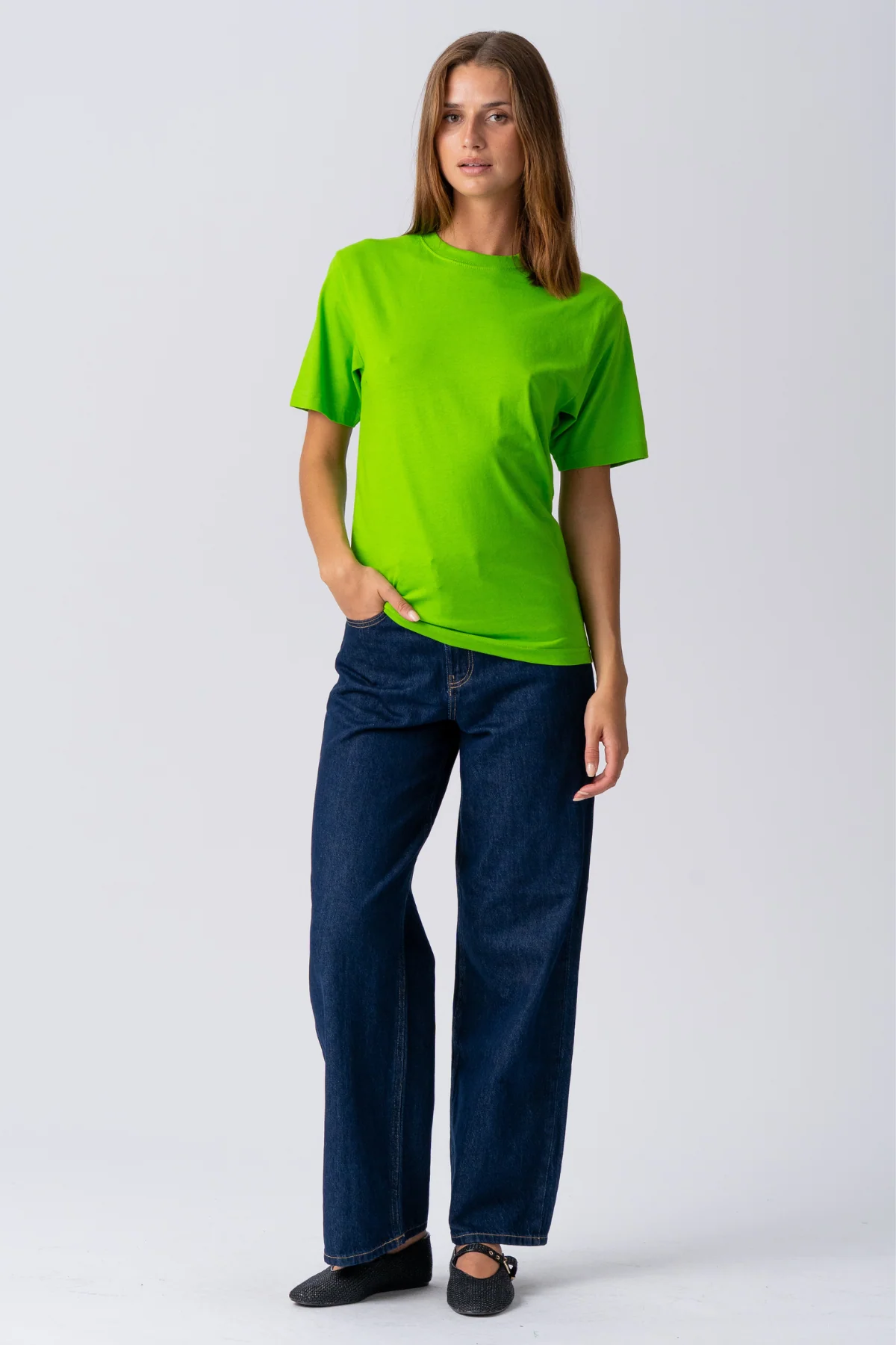 Oversized T -Shirt - Limette - Image 2