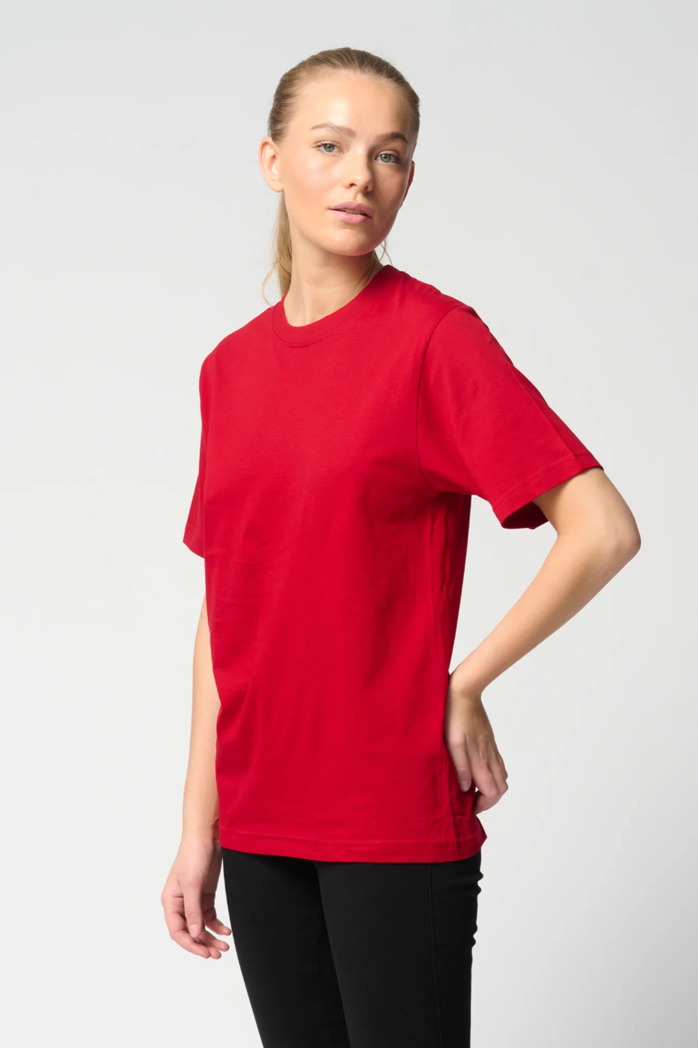 Oversized T -Shirt - rot - Image 3
