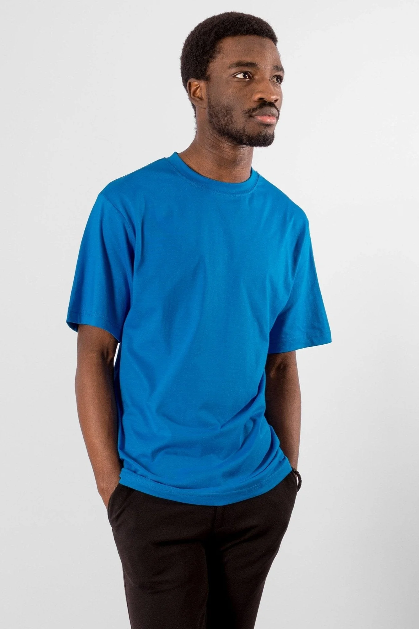 Oversized T -Shirt - Türkisblau