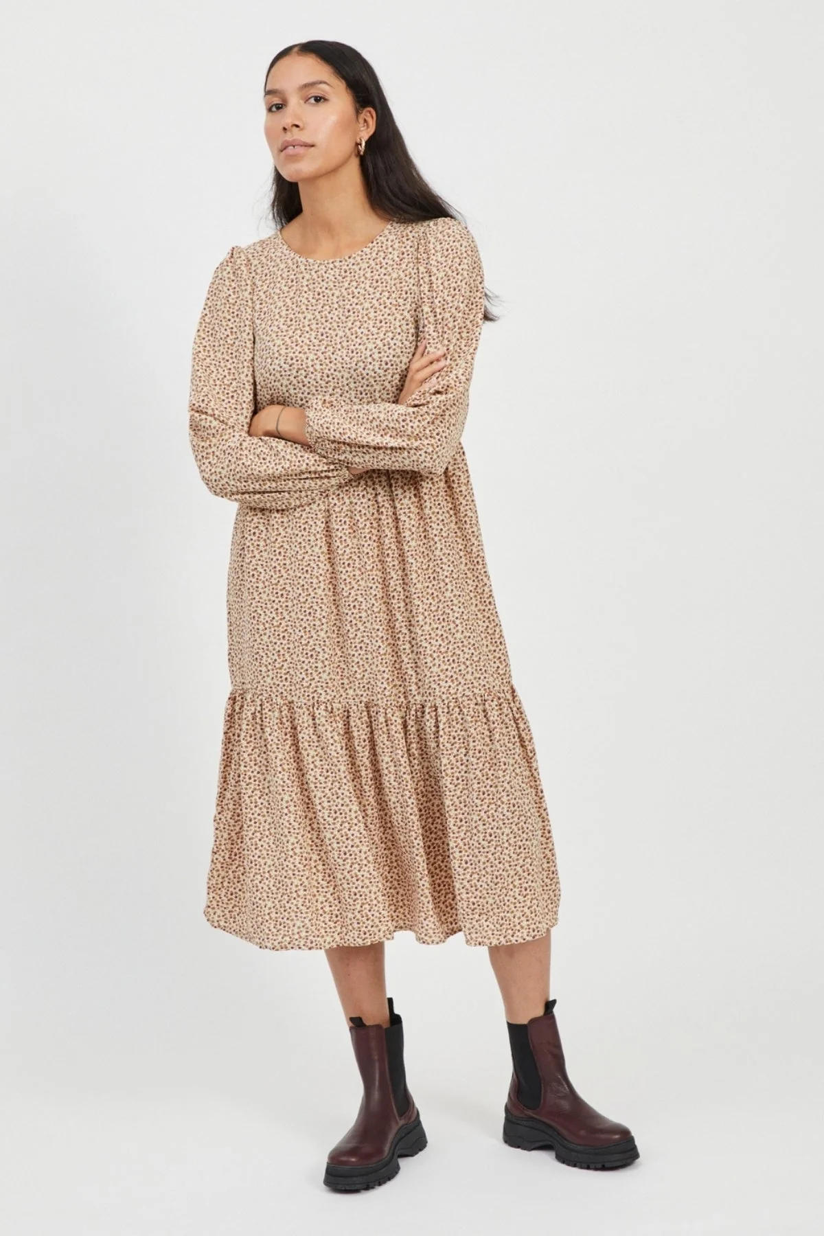 Pals Blumenkleid - Birke - Image 5
