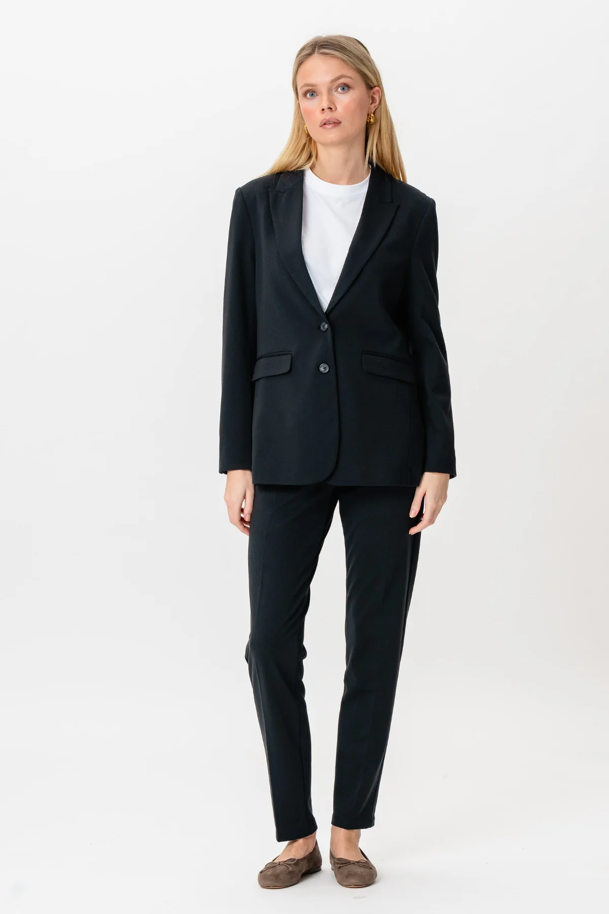 Blazer mit klassischer Passform – Marineblau - Image 2