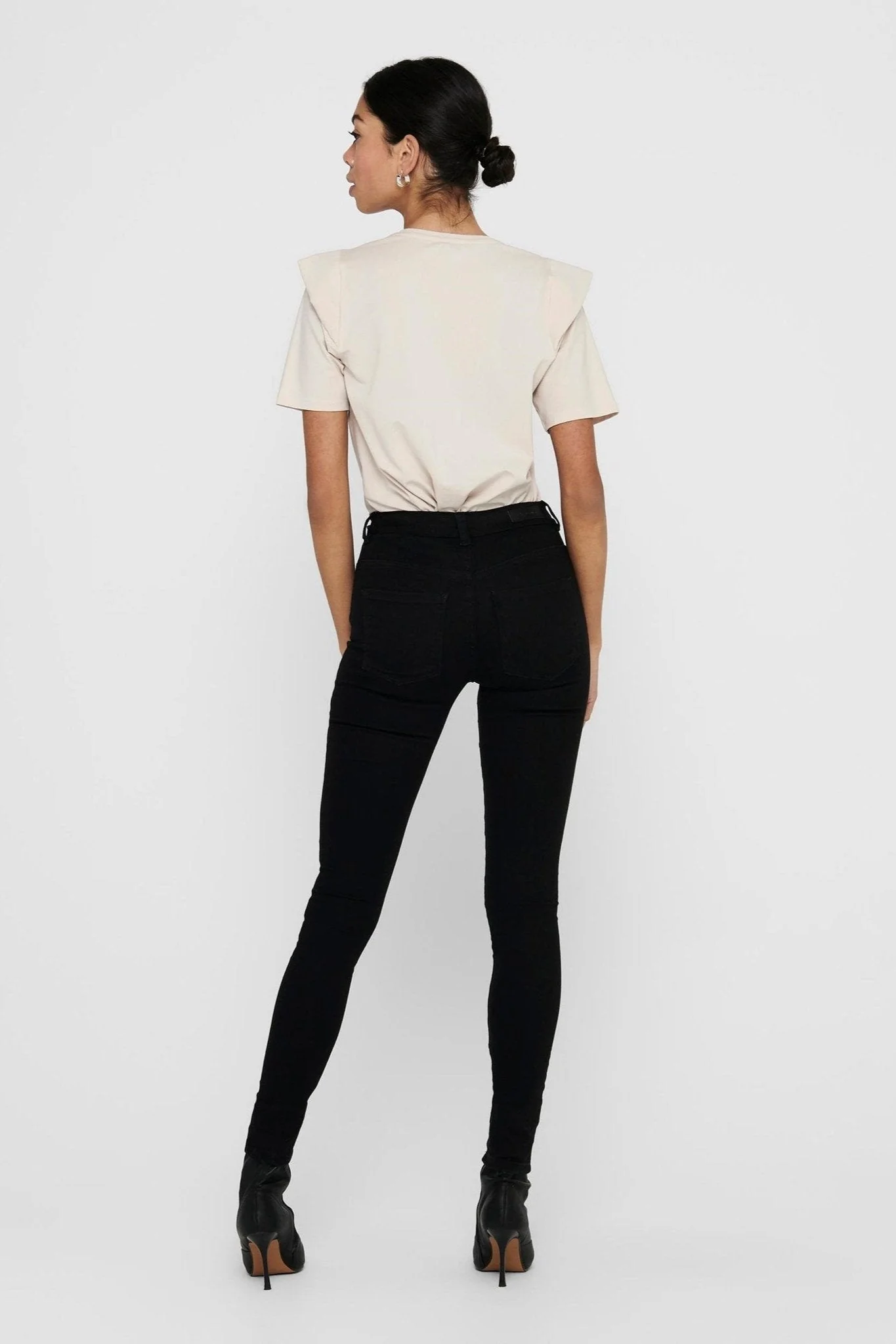 Performance Jeans - Schwarz (hohe Taille) - Image 3