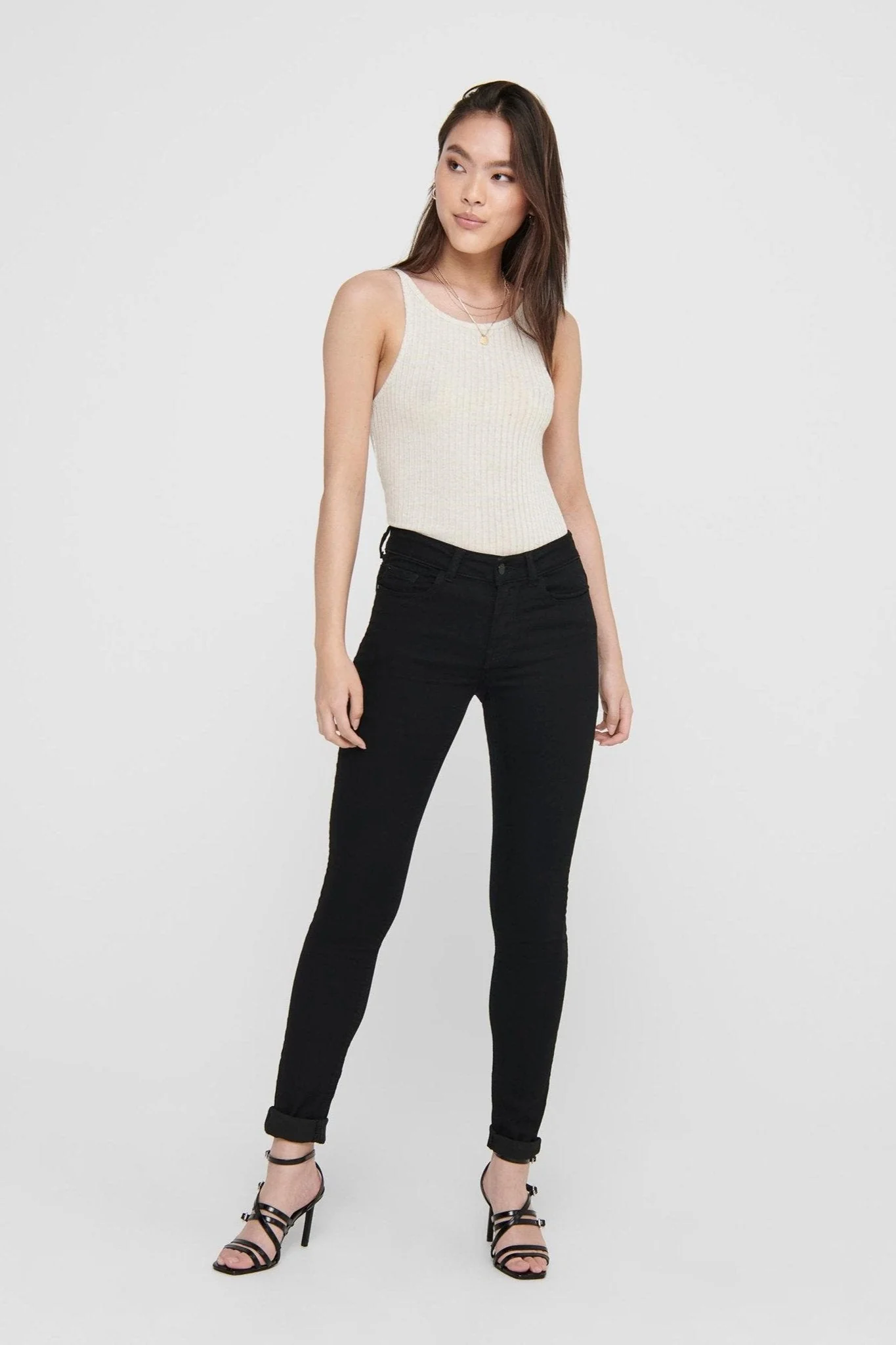 Performance Jeans - Schwarz (mittlere Taille) - Image 5