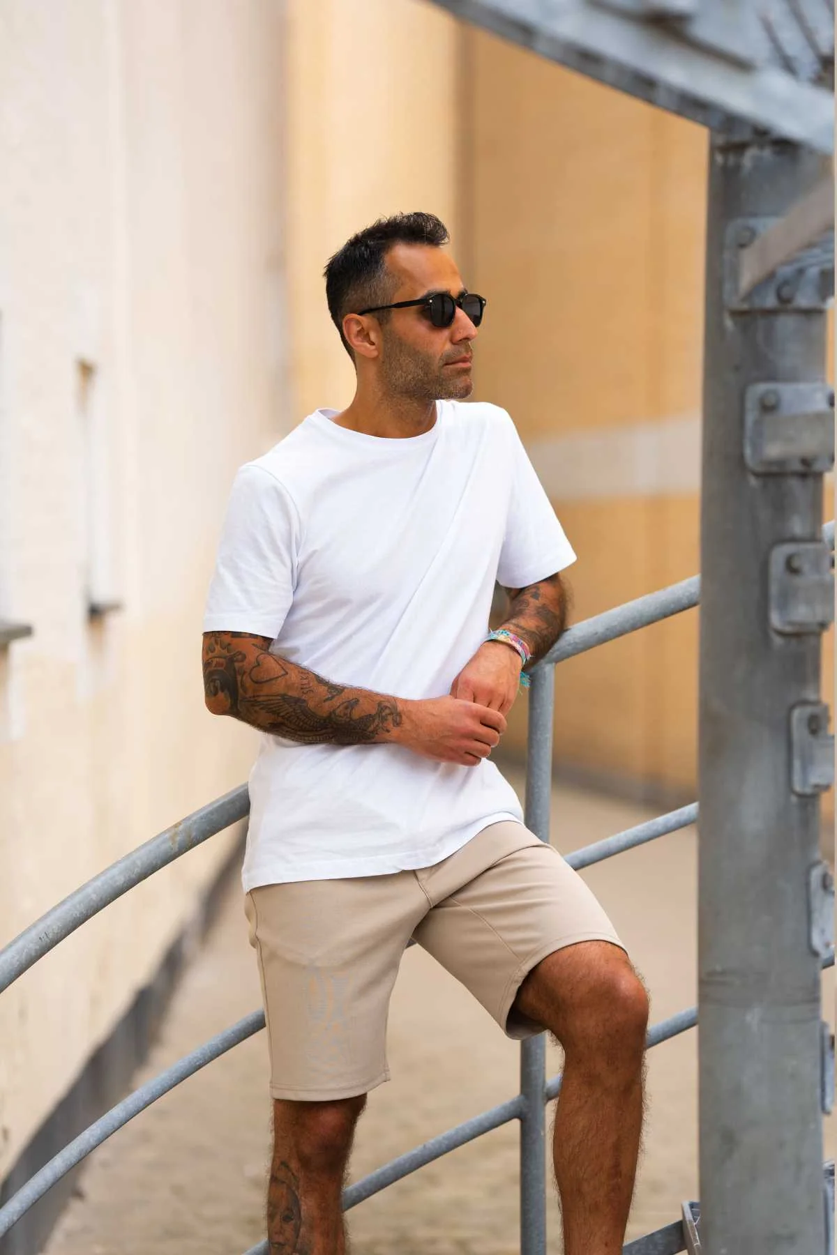 Performance Shorts - Beige - Image 4