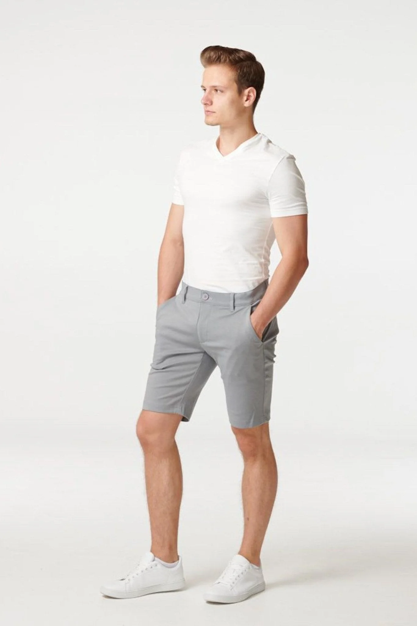 Chino Shorts - Hellgrau - Image 2