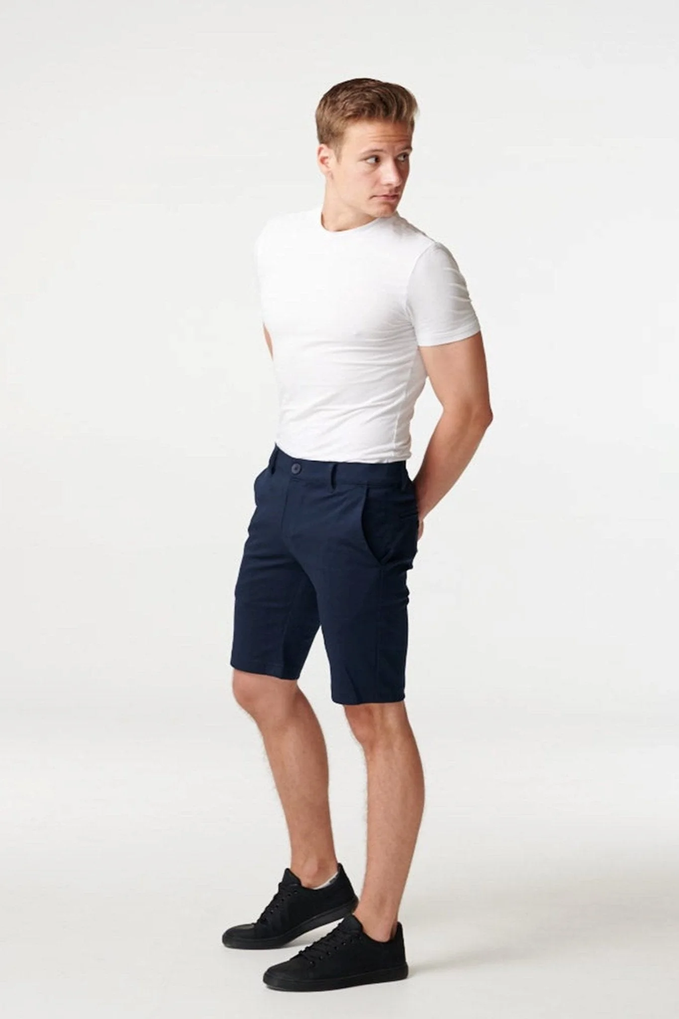Chino Shorts - Marine - Image 3