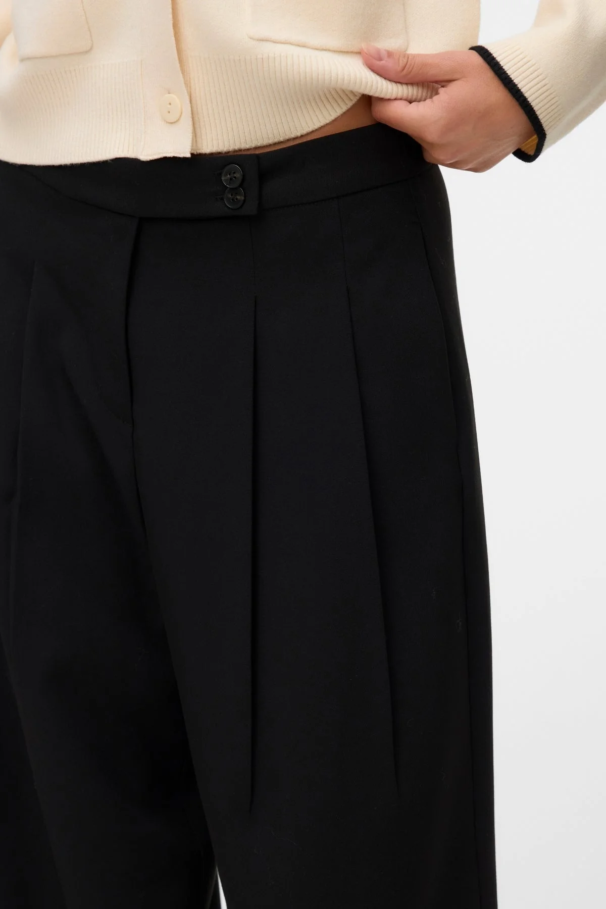 Philine Weite Hose - Schwarz - Image 4