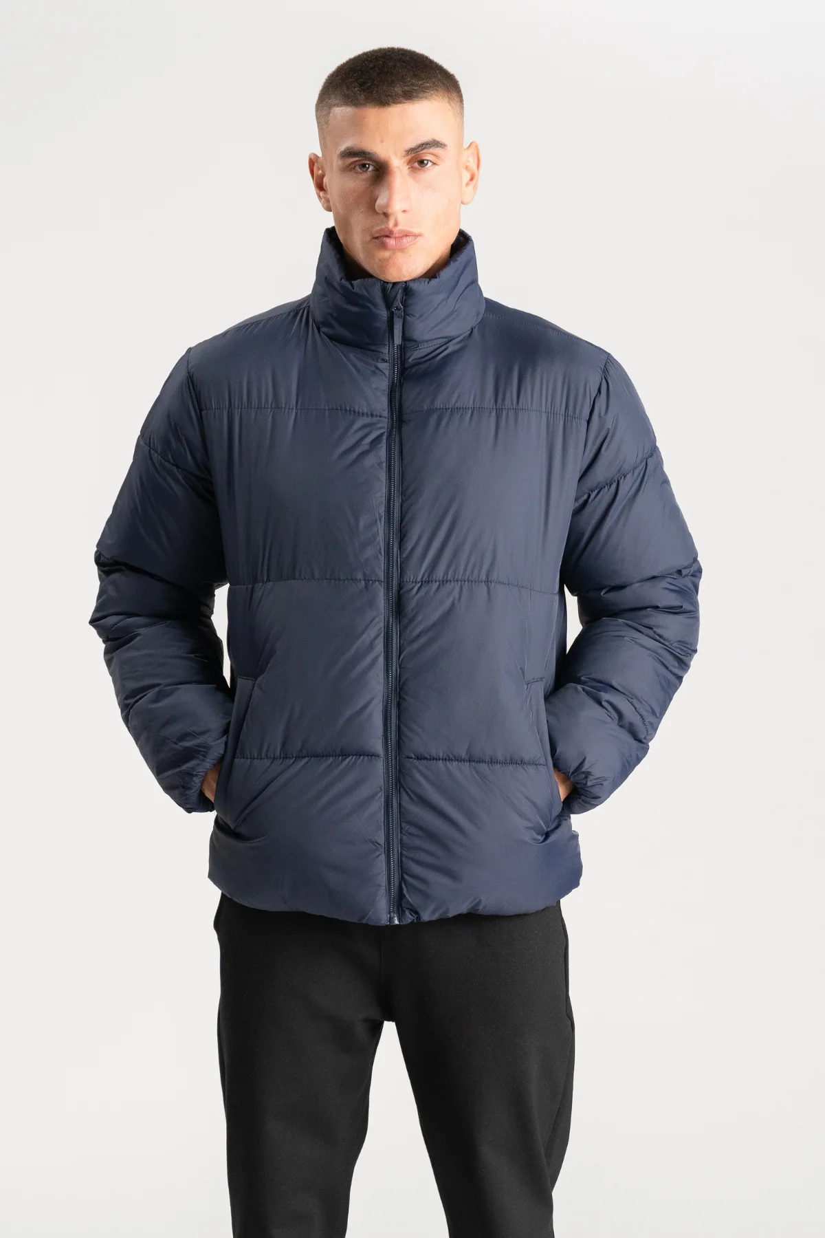 Pufferjacke - Marineblau - Image 8